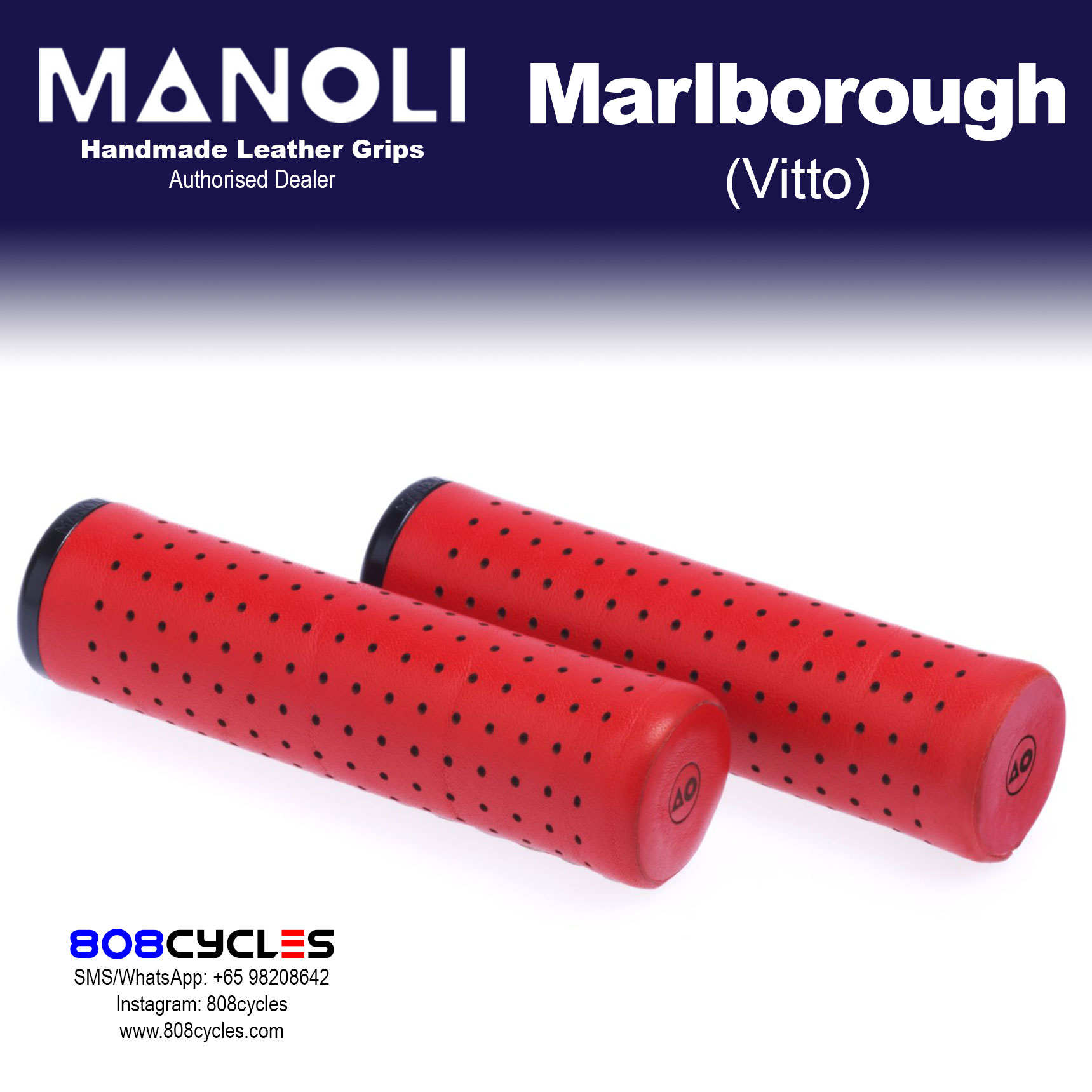 Manoli Leather Grips - Vitto Marlboro - Image 2