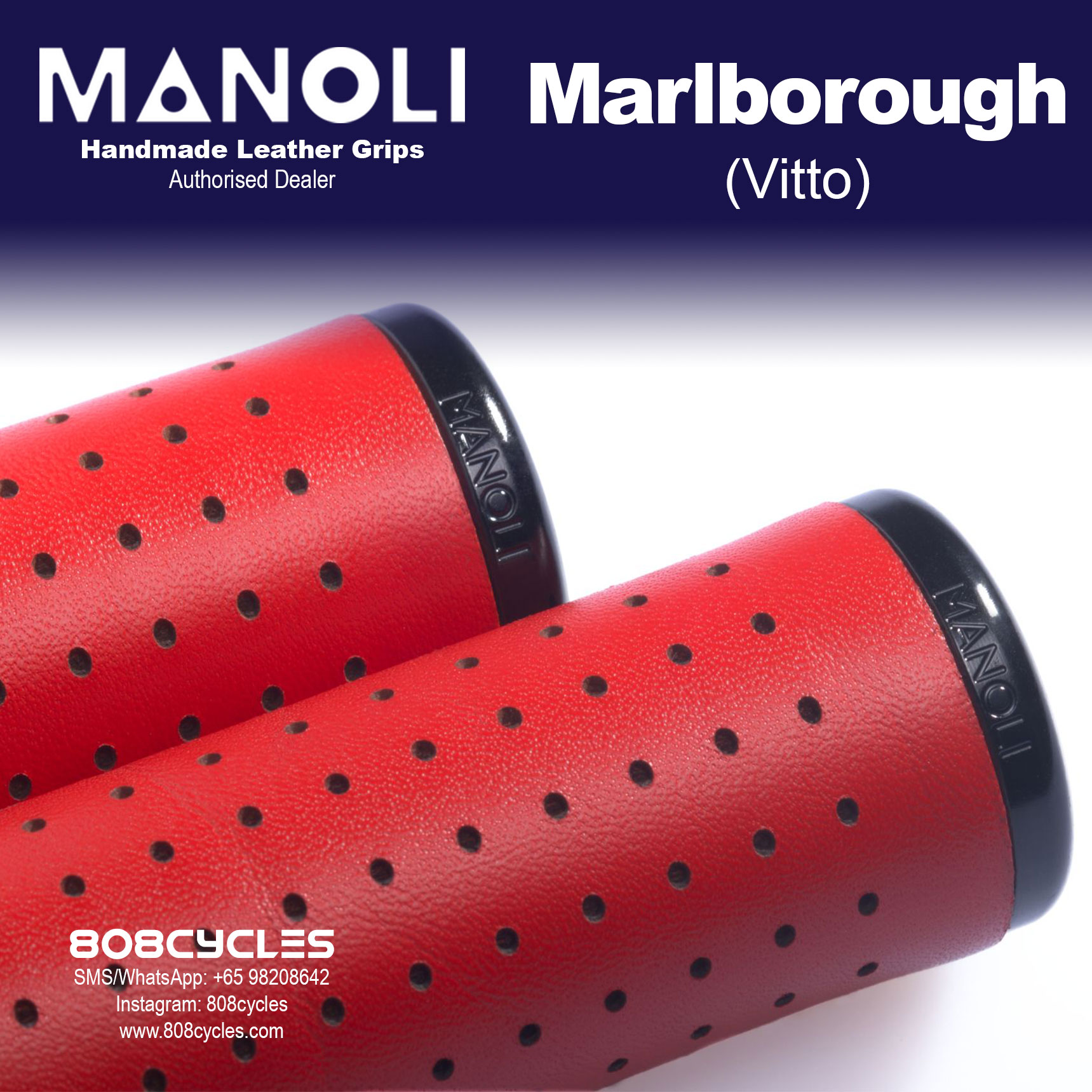 Manoli Leather Grips - Vitto Marlboro - Image 3
