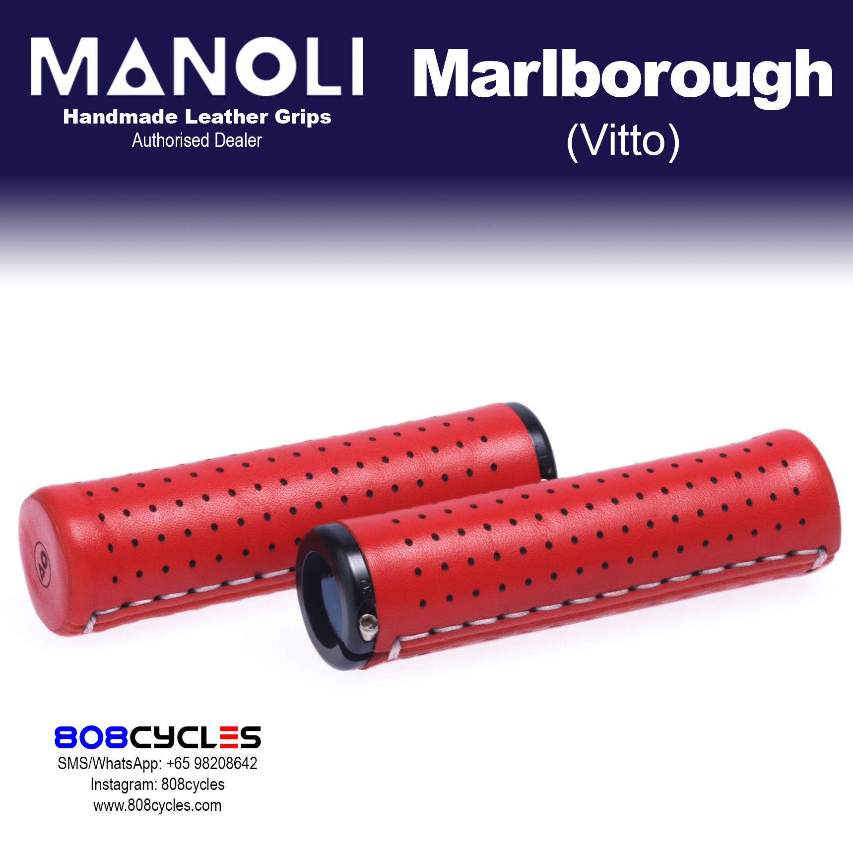 Manoli Leather Grips - Vitto Marlboro - Image 4