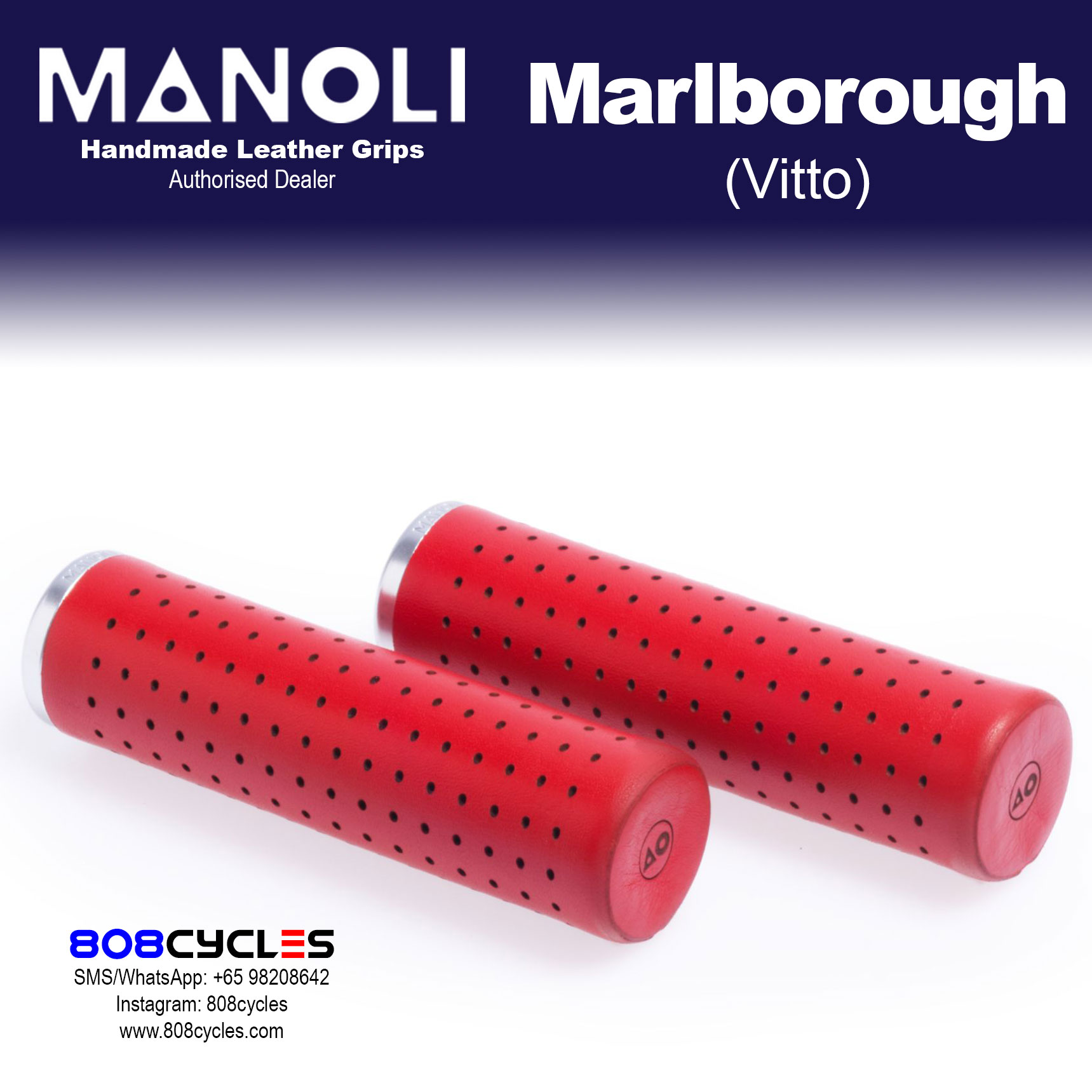 Manoli Leather Grips - Vitto Marlboro