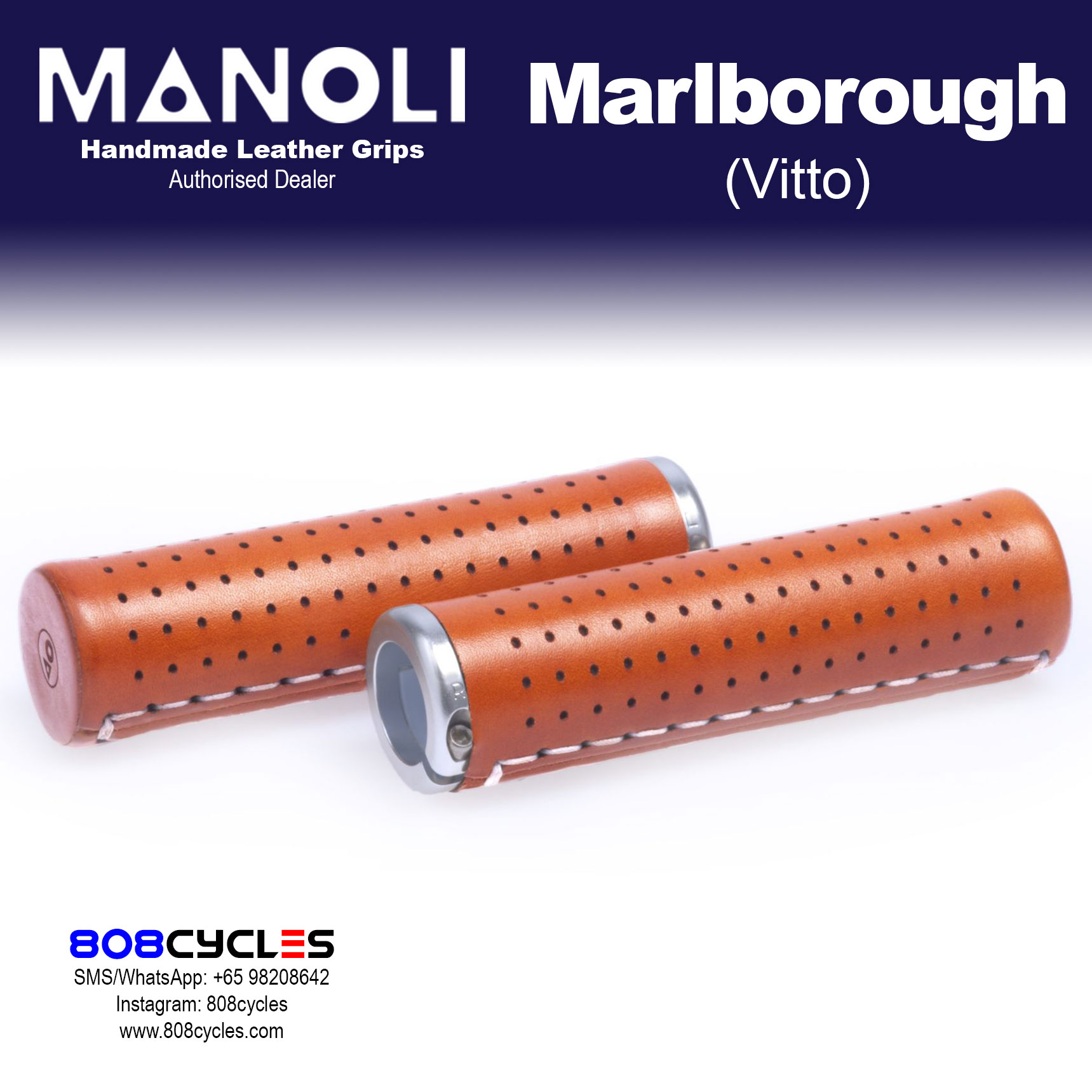 Manoli Leather Grips - Vitto Marlboro - Image 7