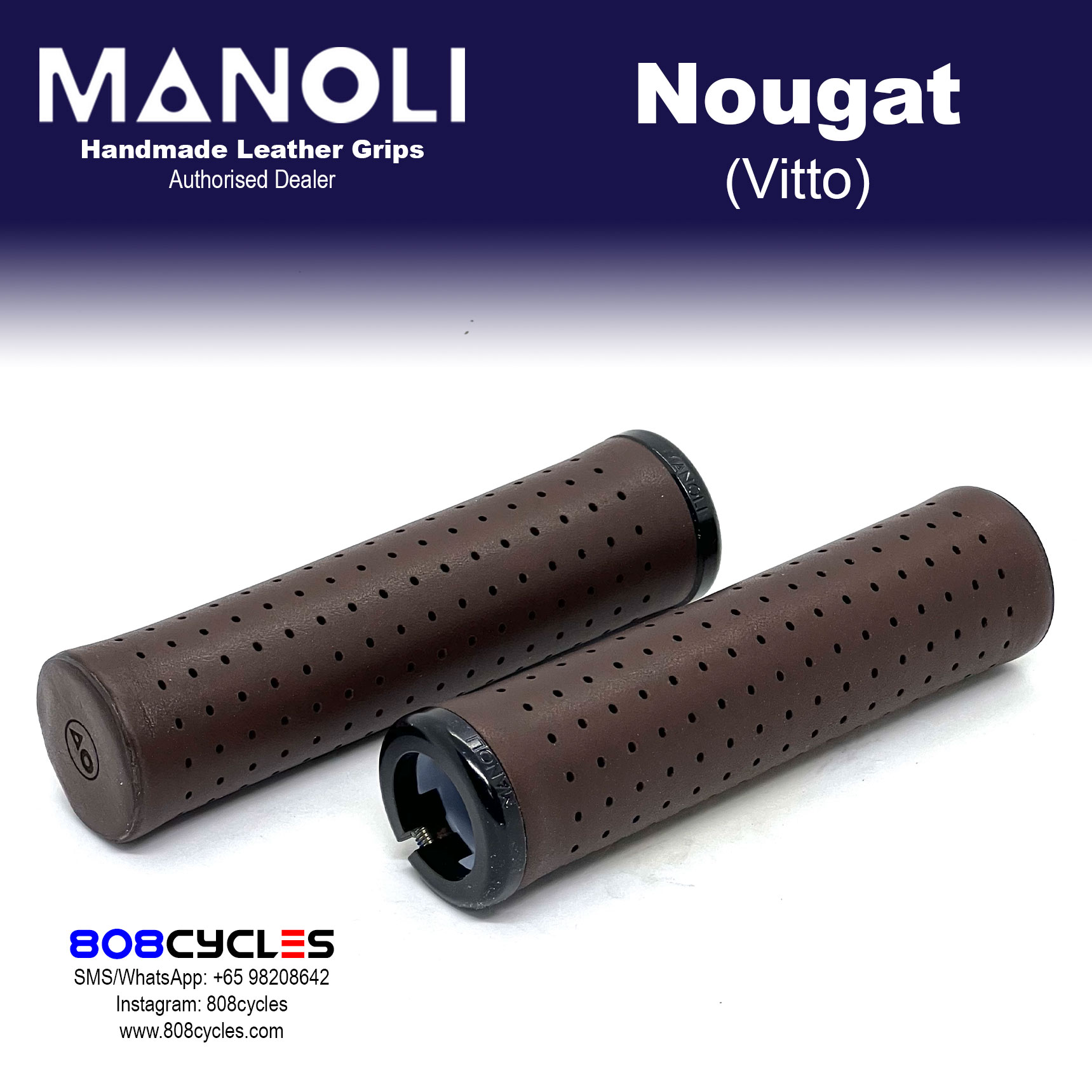 Manoli Leather Grips - Vitto Nougat - Image 2