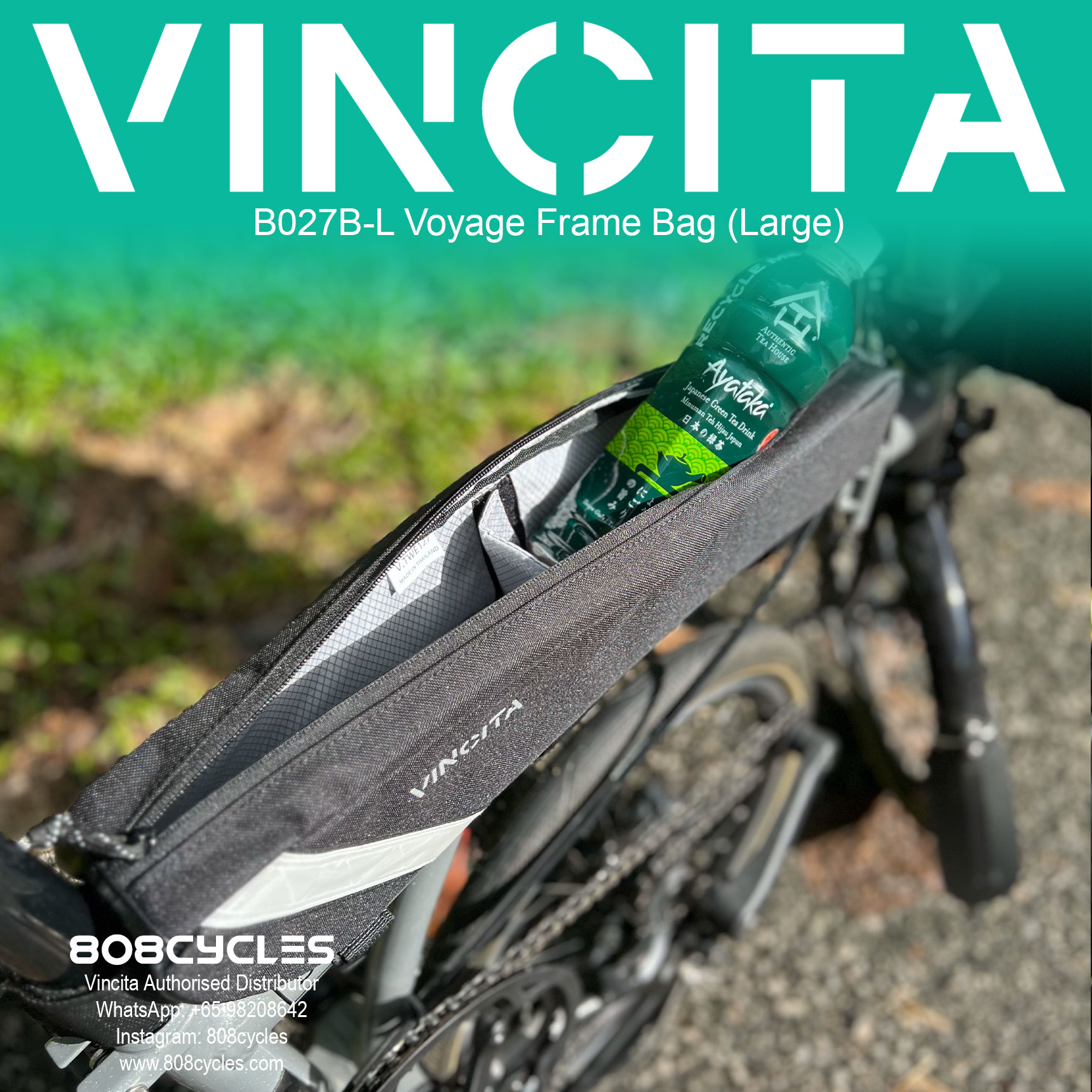 Vincita B027B-L Voyage Frame Bag L - Image 2