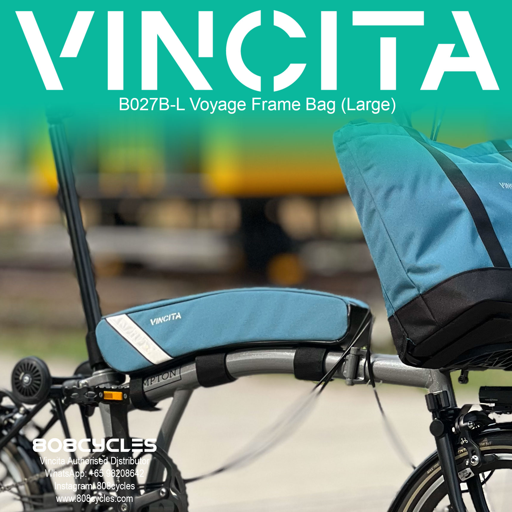 Vincita B027B-L Voyage Frame Bag L - Image 7