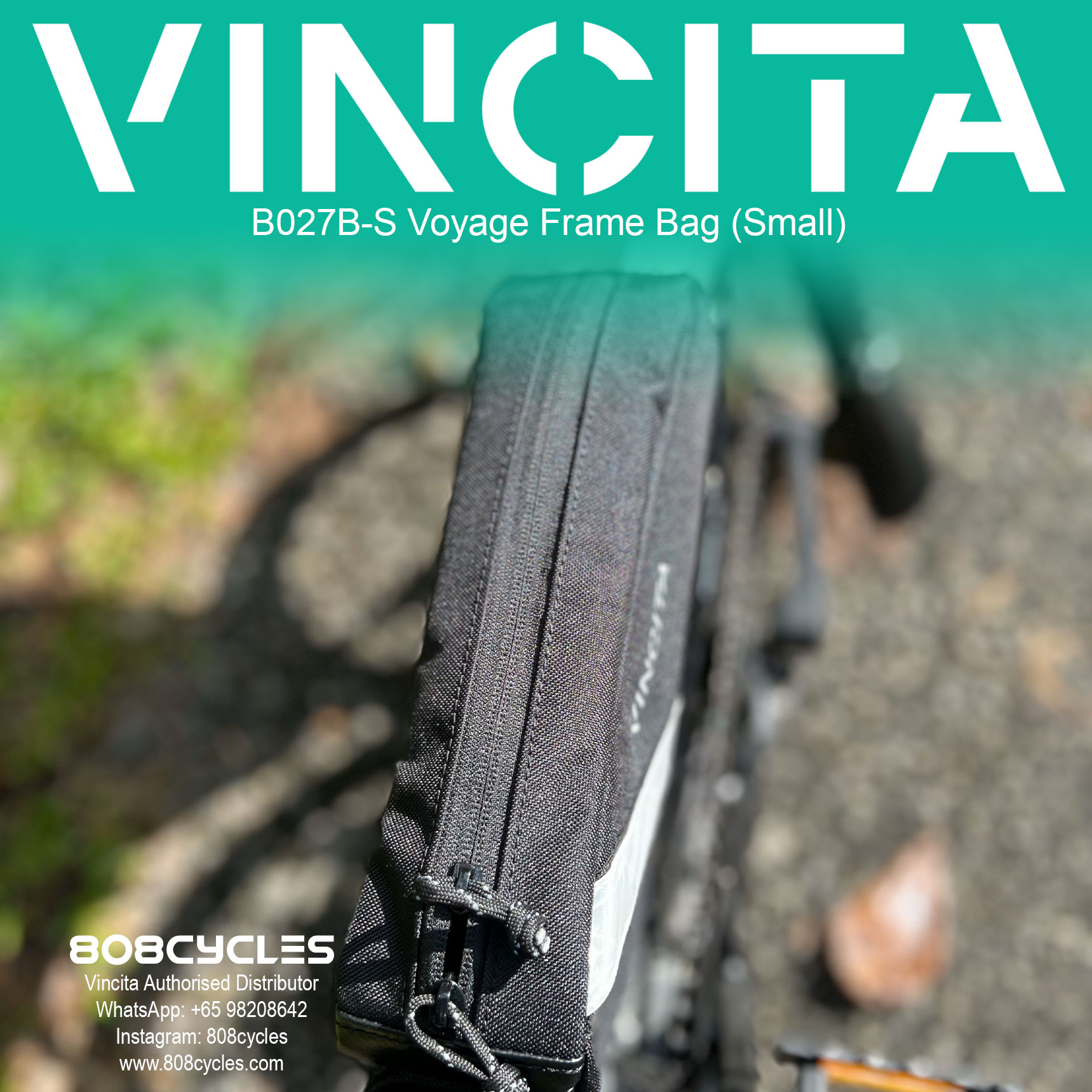 Vincita B027B-S Voyage Frame Bag S - Image 2