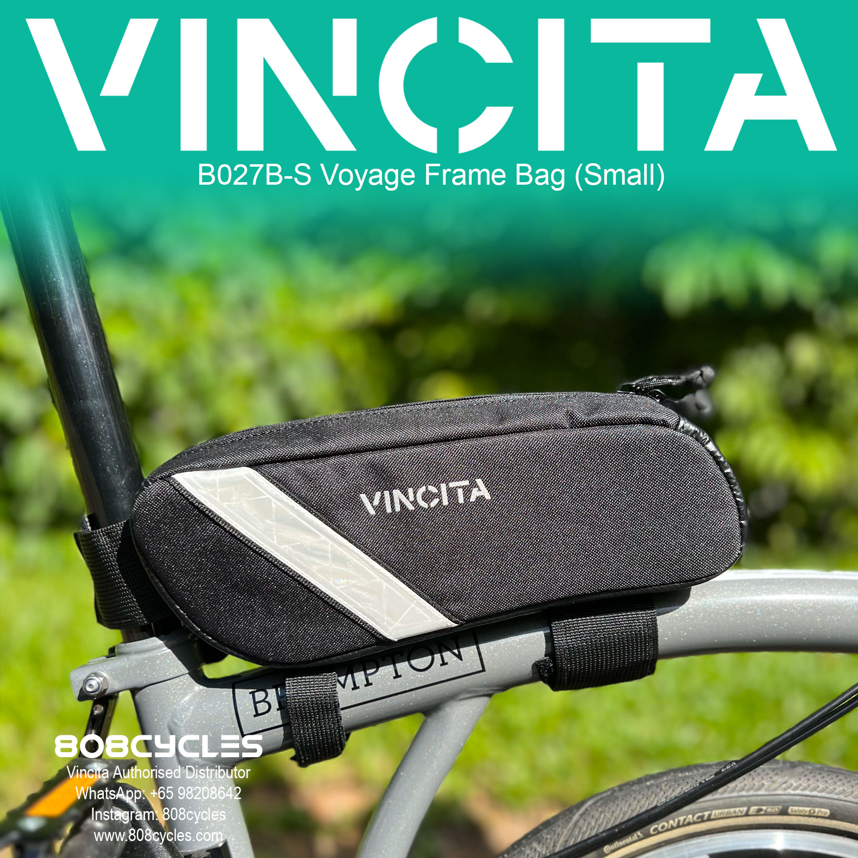 Vincita B027B-S Voyage Frame Bag S - Image 4