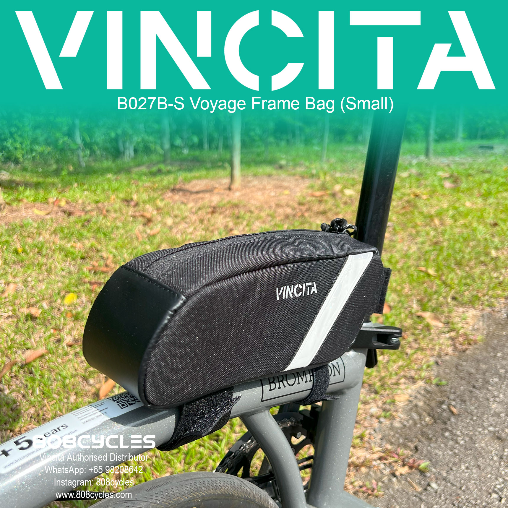 Vincita B027B-S Voyage Frame Bag S - Image 5