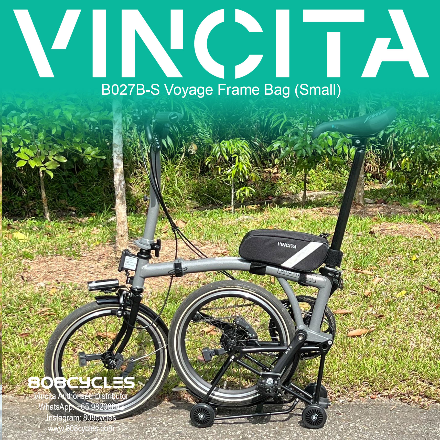 Vincita B027B-S Voyage Frame Bag S - Image 6