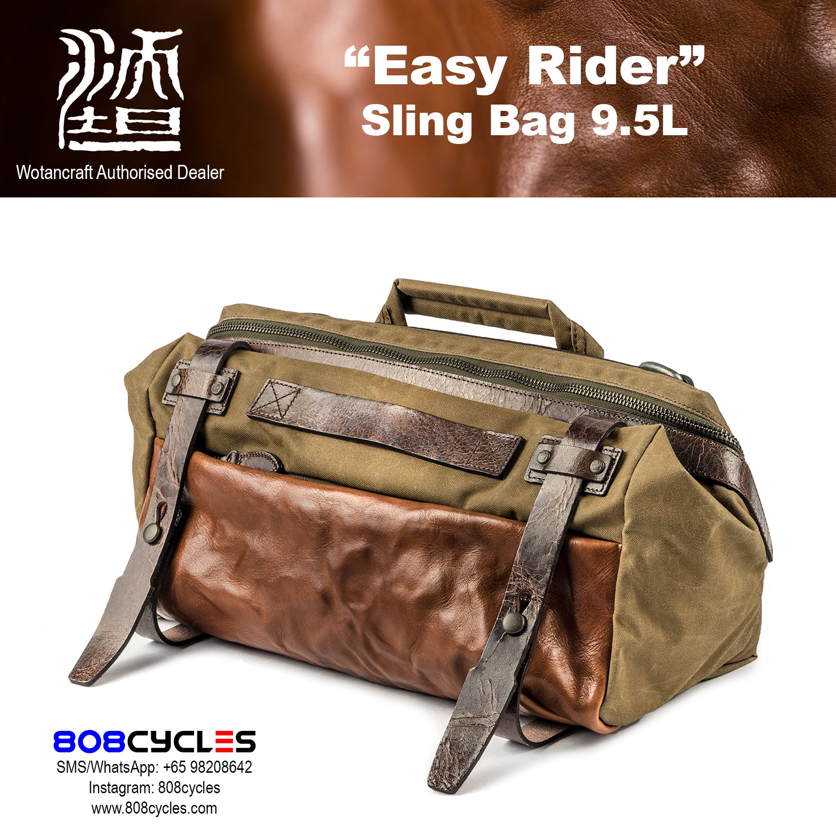 Wotancraft "Easy Rider" Sling Bag 9.5L