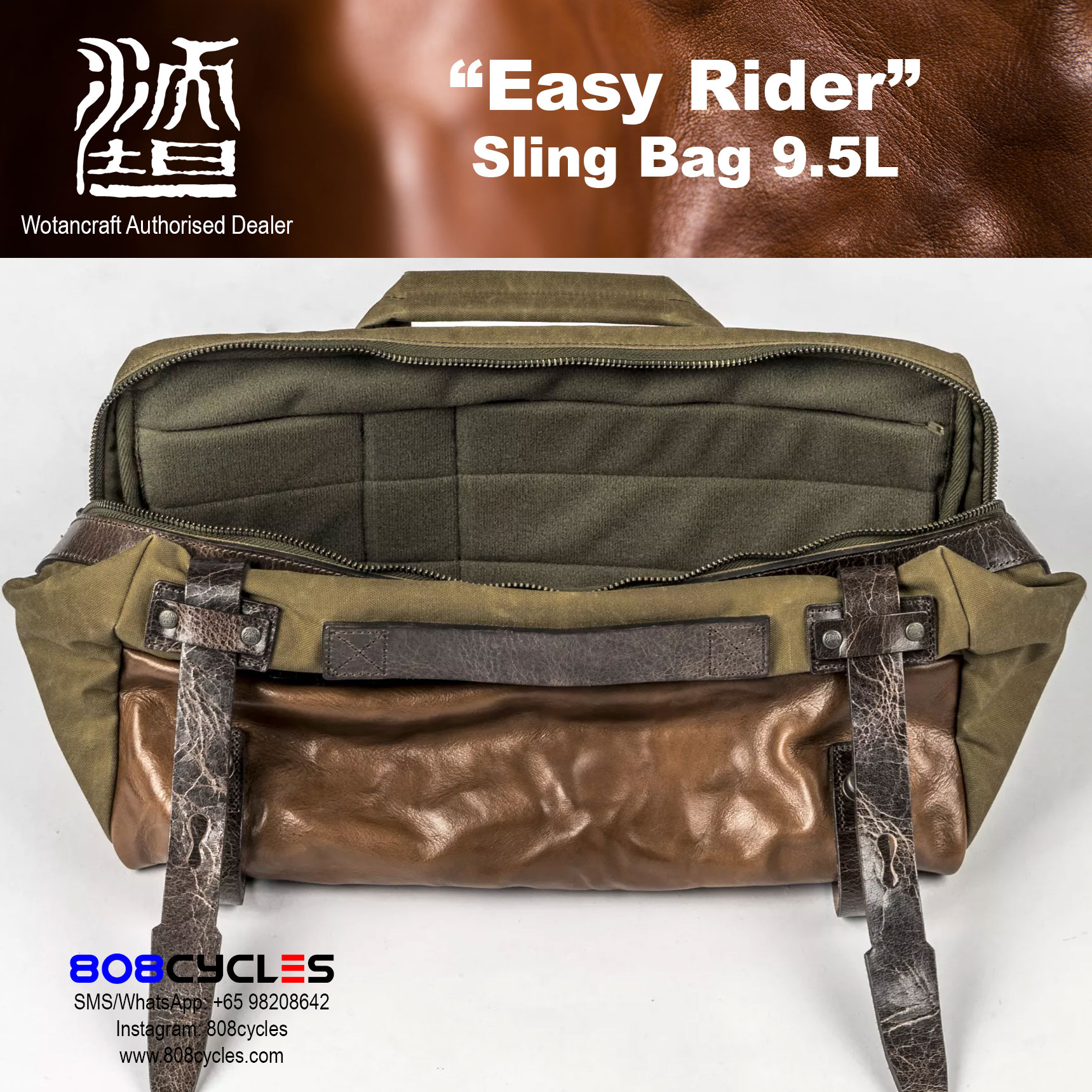 Wotancraft "Easy Rider" Sling Bag 9.5L - Image 6