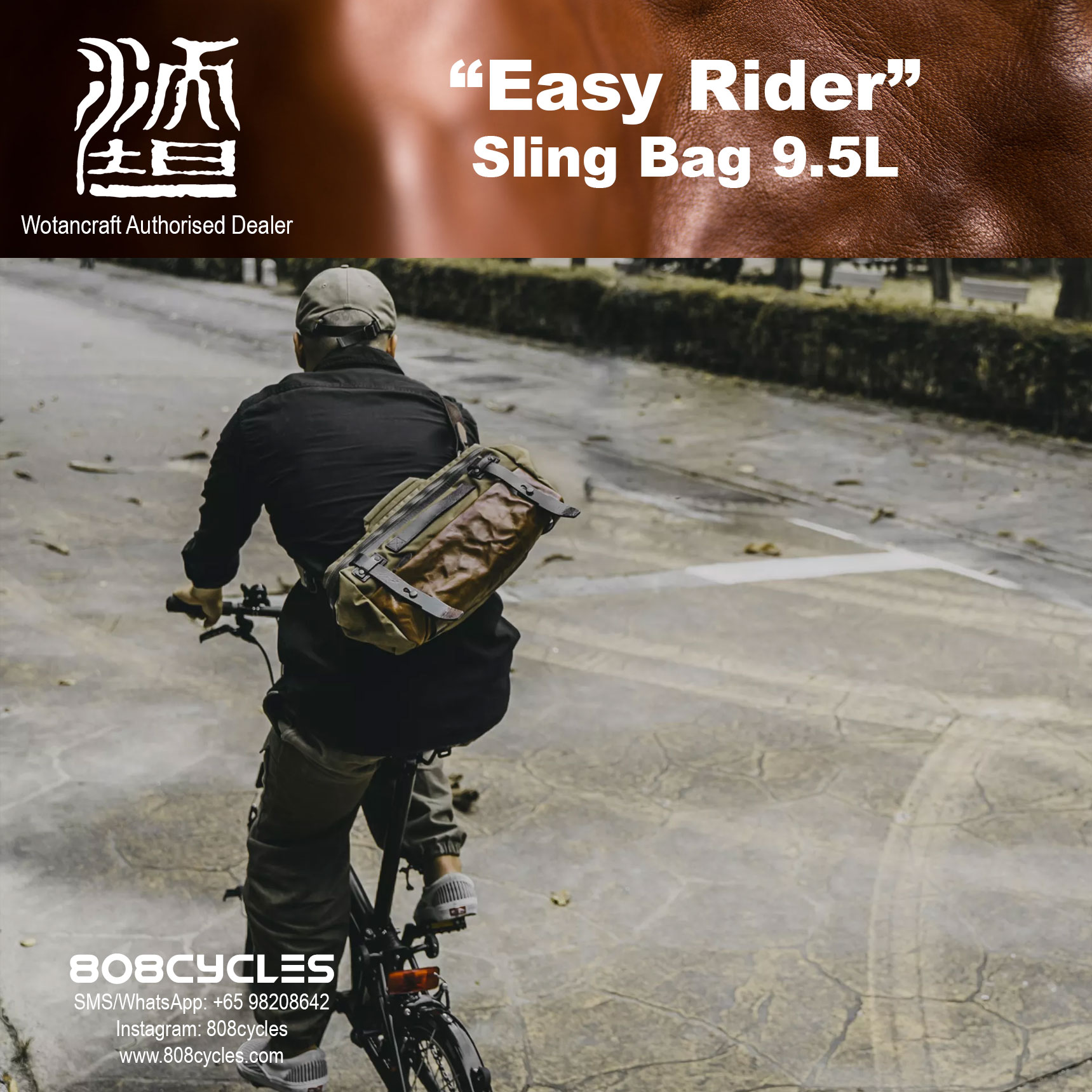 Wotancraft "Easy Rider" Sling Bag 9.5L - Image 12