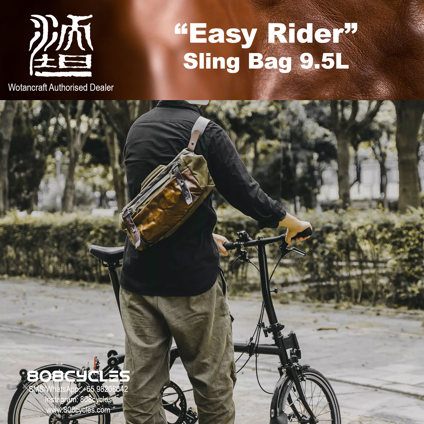 Wotancraft "Easy Rider" Sling Bag 9.5L - Image 13