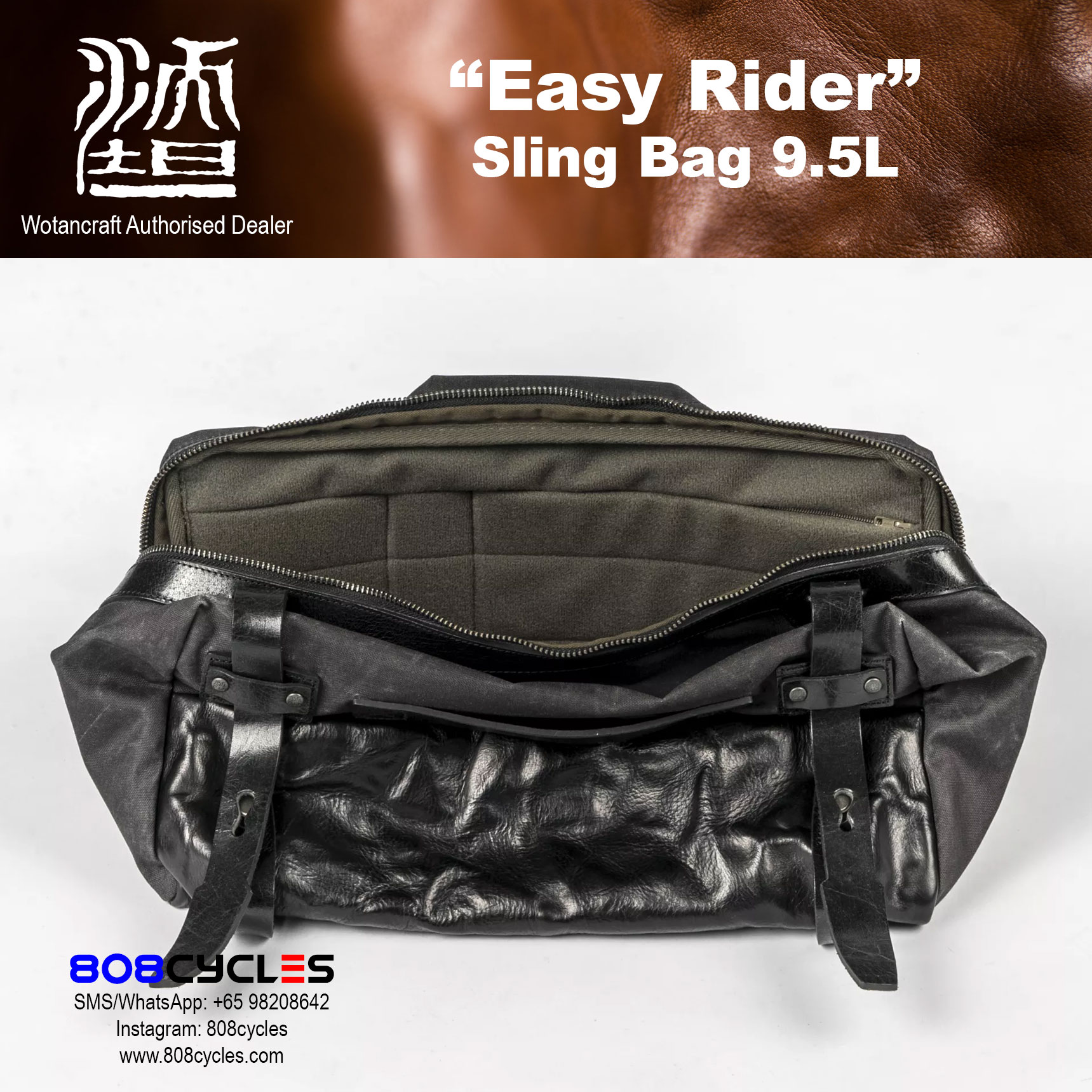Wotancraft "Easy Rider" Sling Bag 9.5L - Image 17