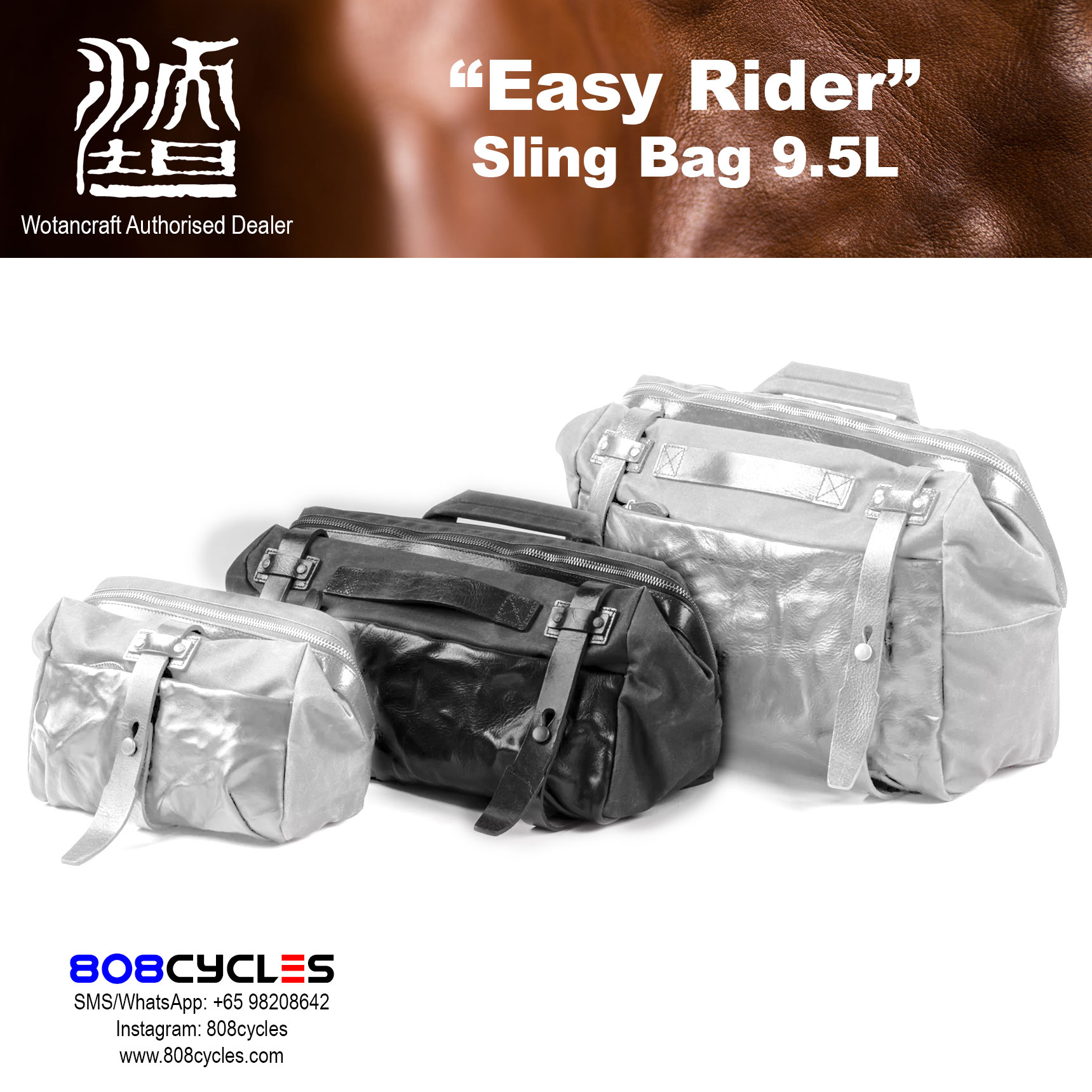 Wotancraft "Easy Rider" Sling Bag 9.5L - Image 19