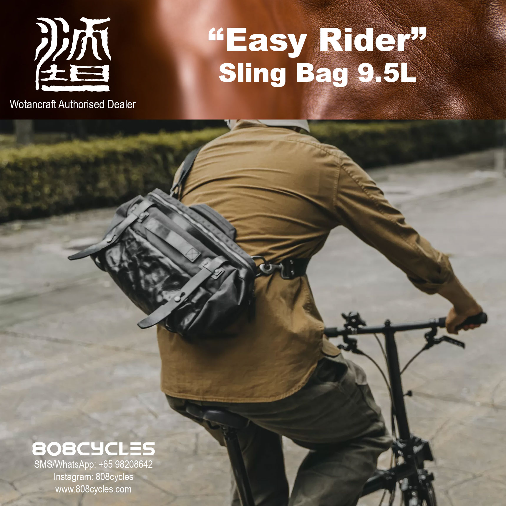 Wotancraft "Easy Rider" Sling Bag 9.5L - Image 24