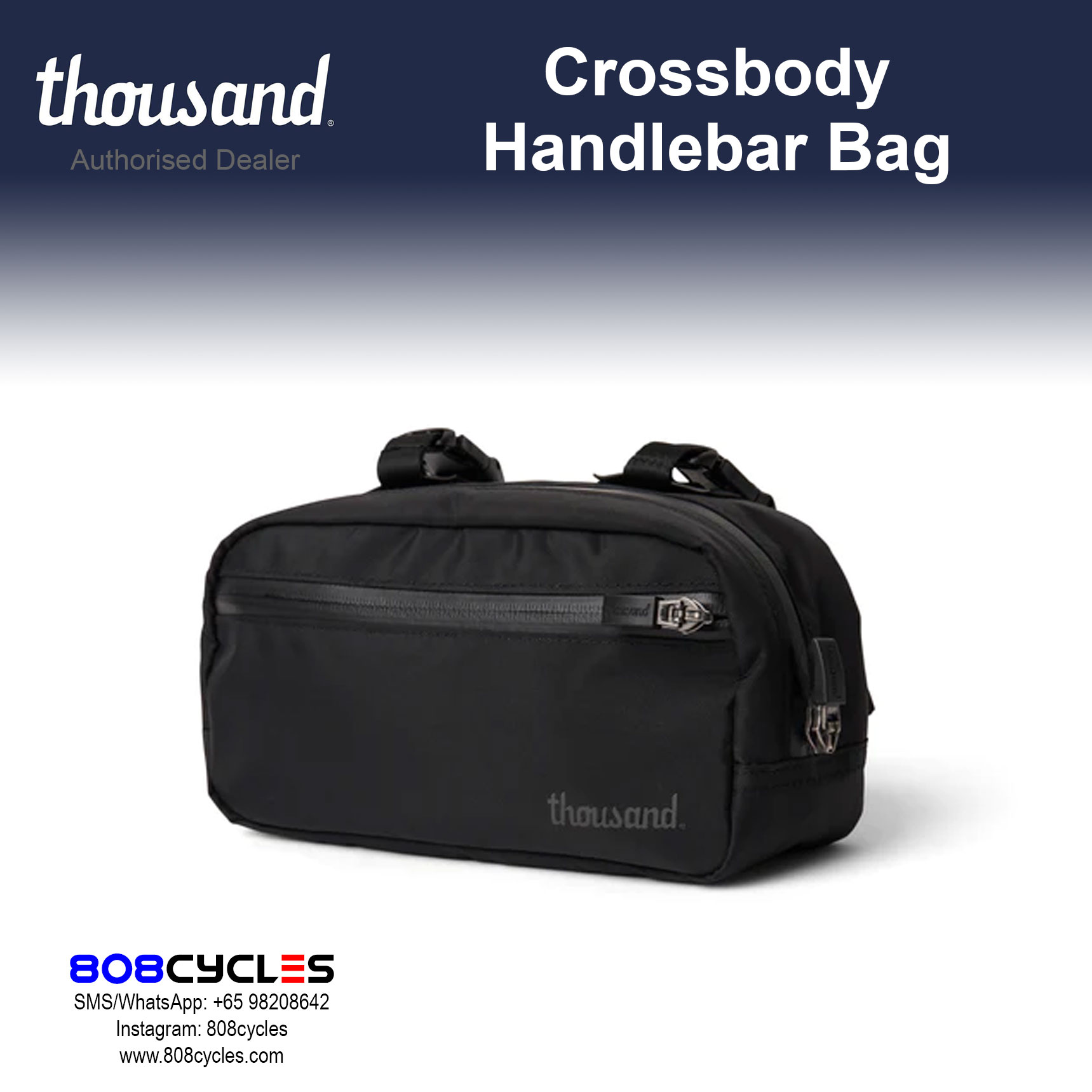 Thousand Crossover Handlebar Bag - Image 2