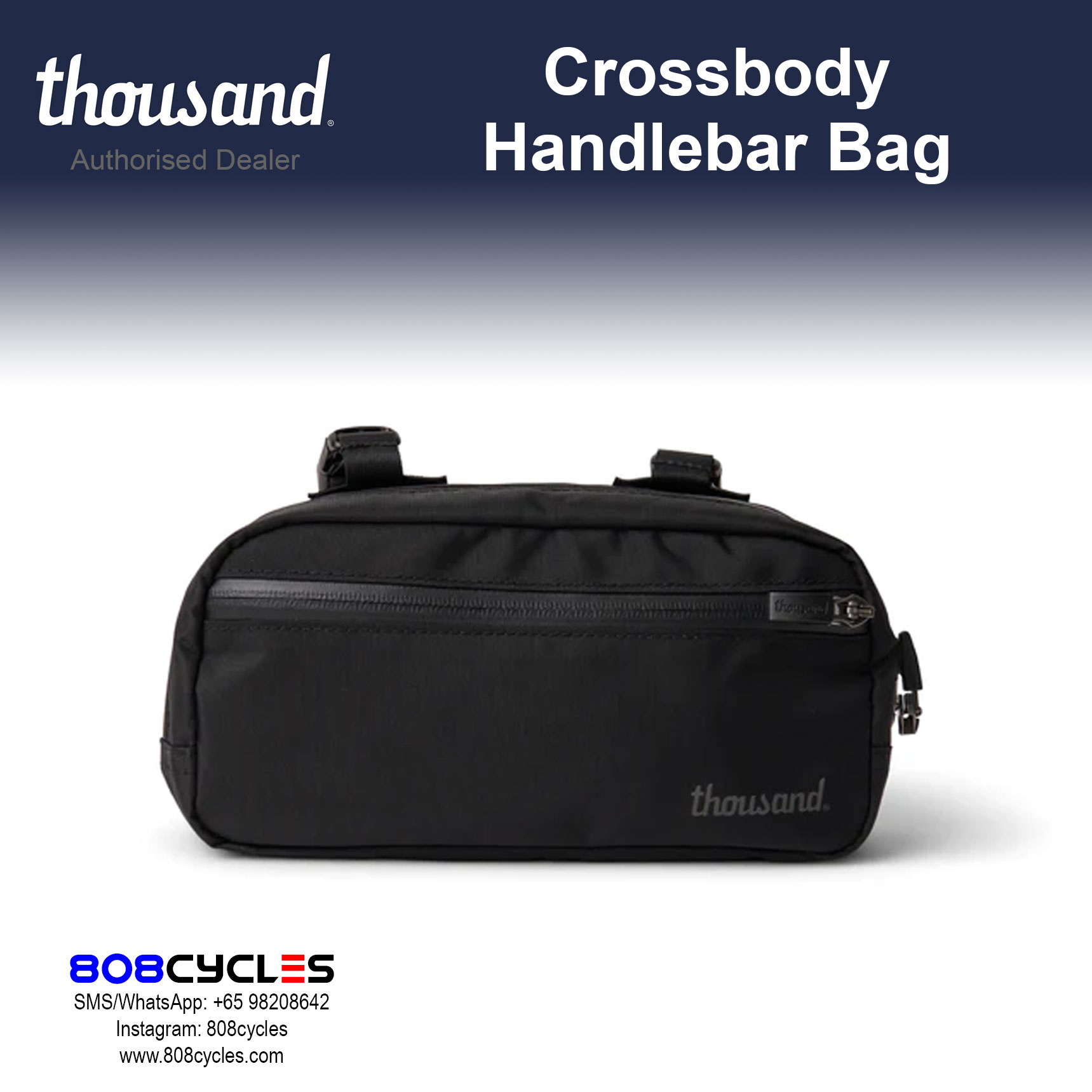 Thousand Crossover Handlebar Bag - Image 3