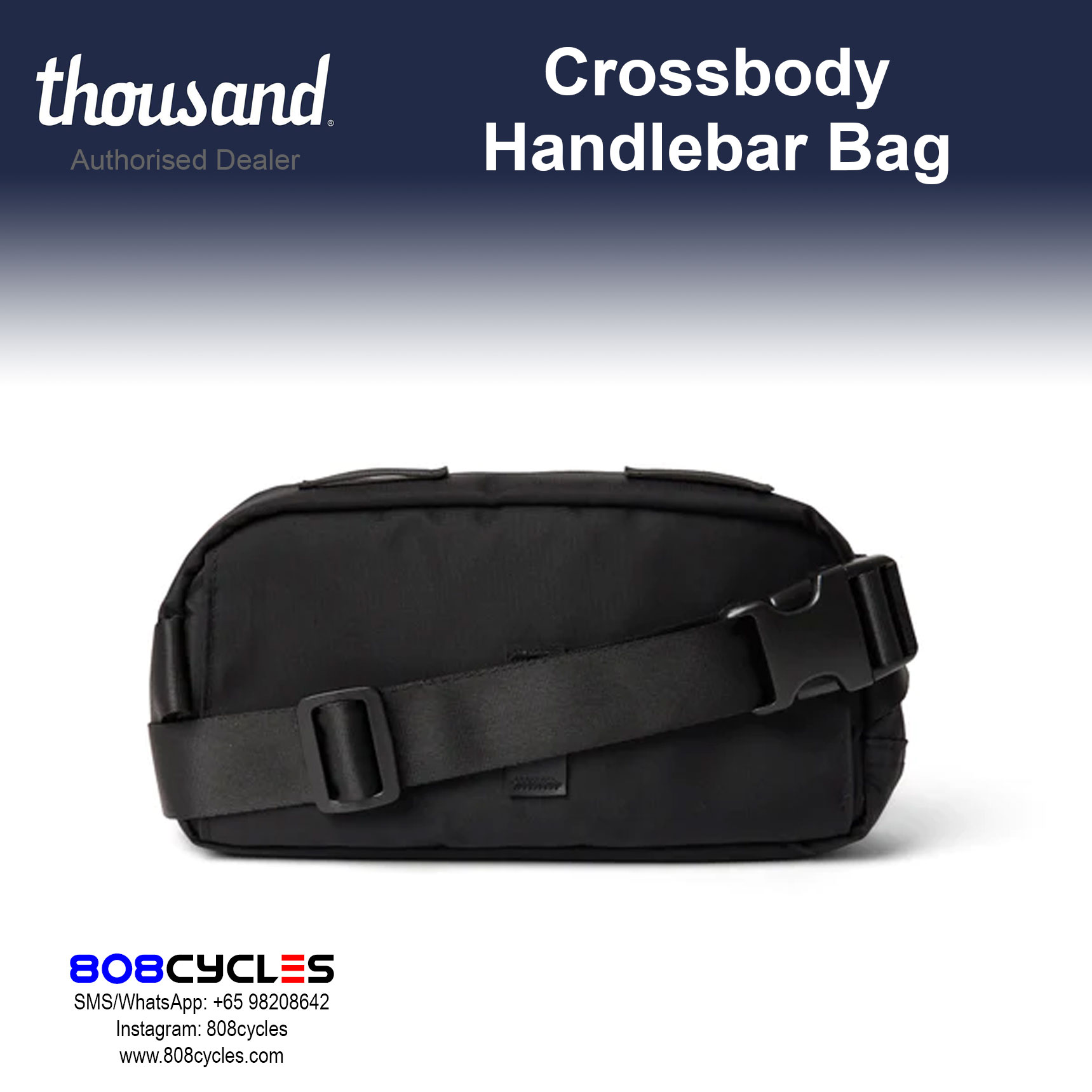 Thousand Crossover Handlebar Bag - Image 4