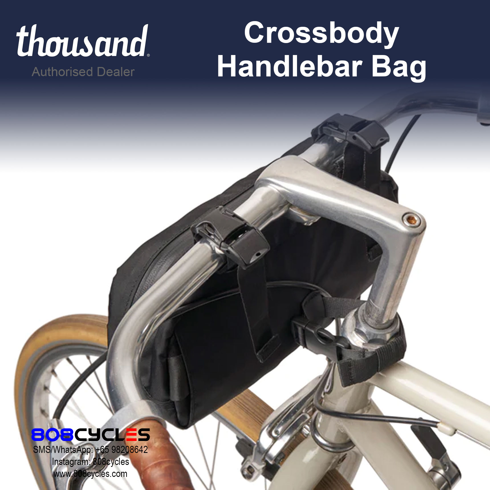 Thousand Crossover Handlebar Bag - Image 8