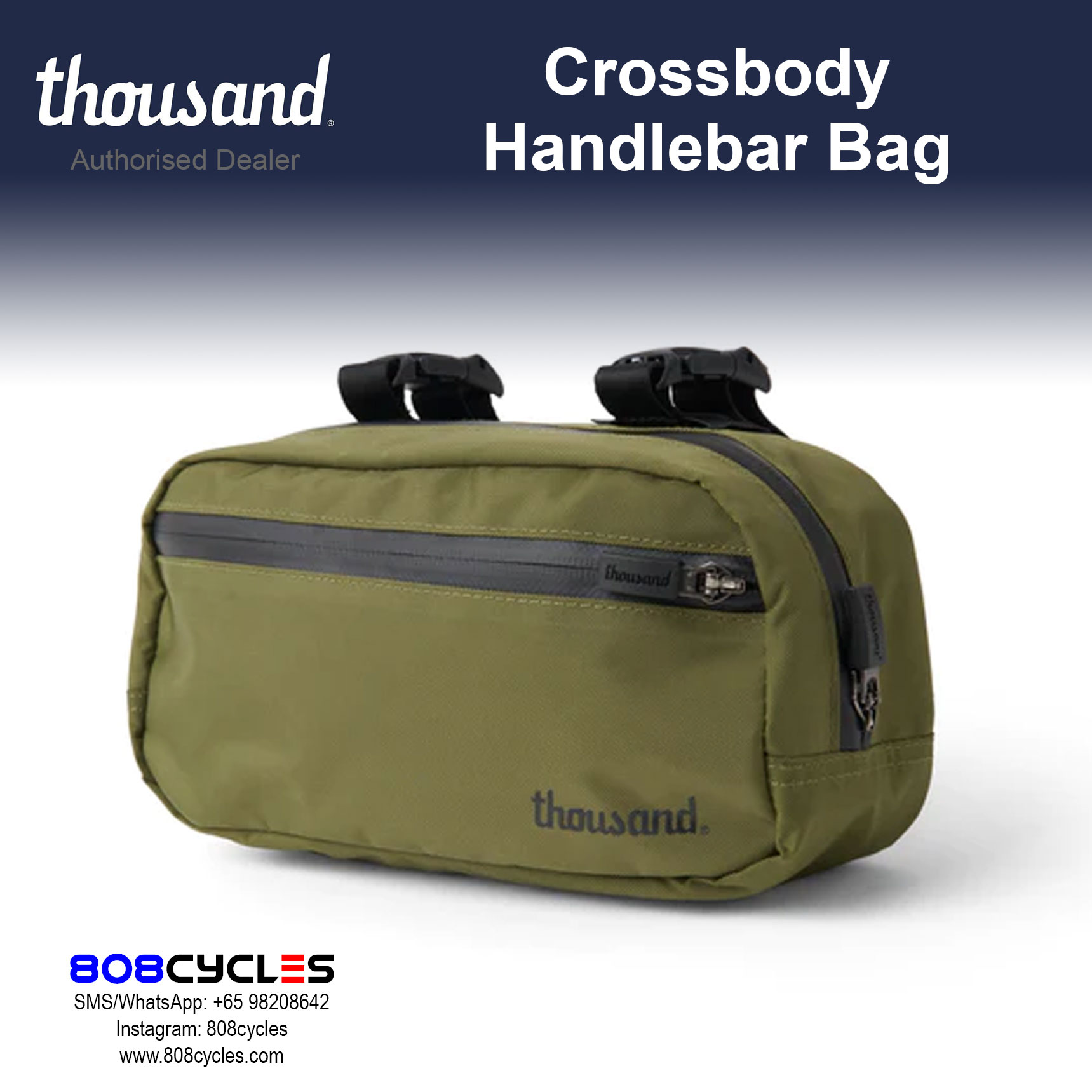 Thousand Crossover Handlebar Bag - Image 9