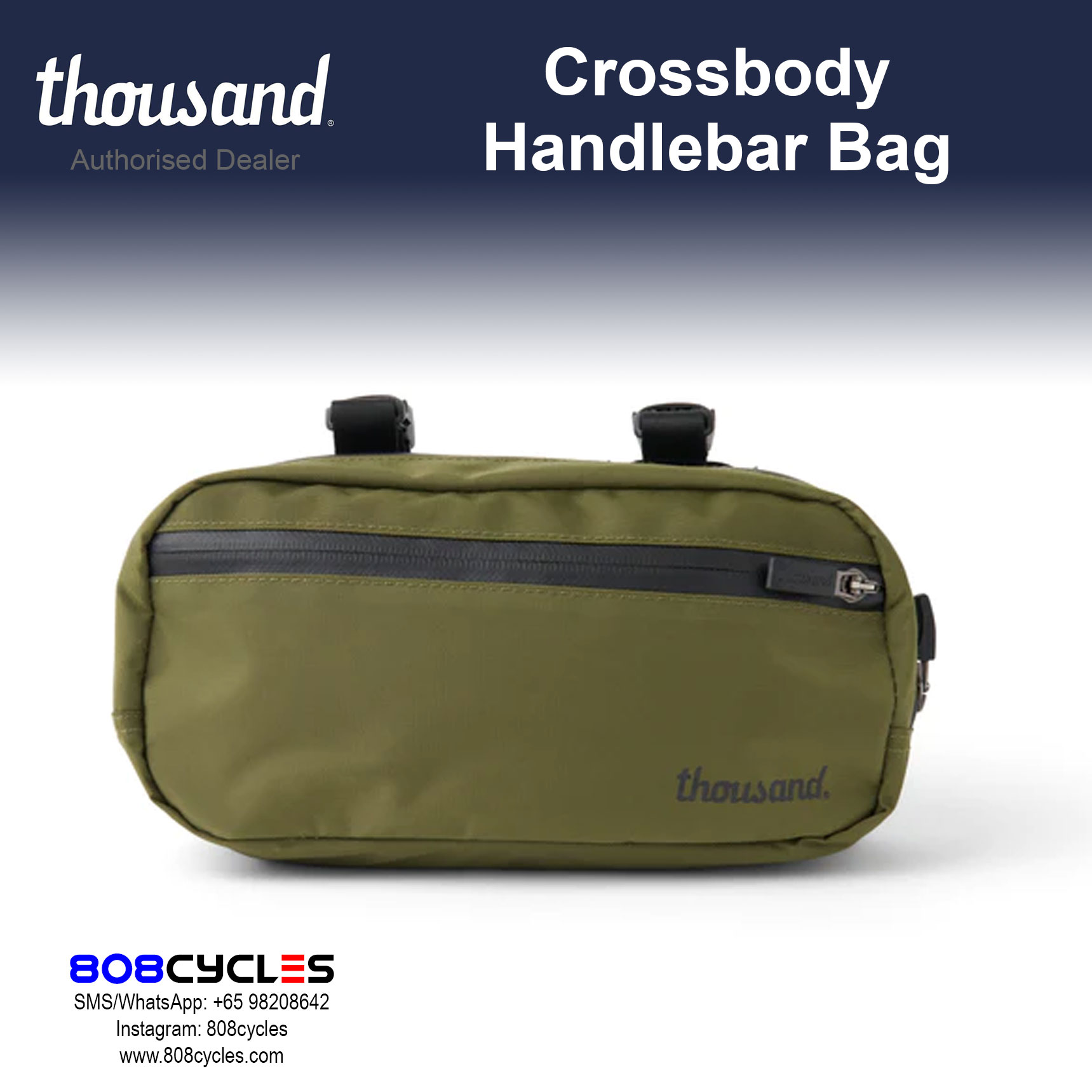 Thousand Crossover Handlebar Bag - Image 10