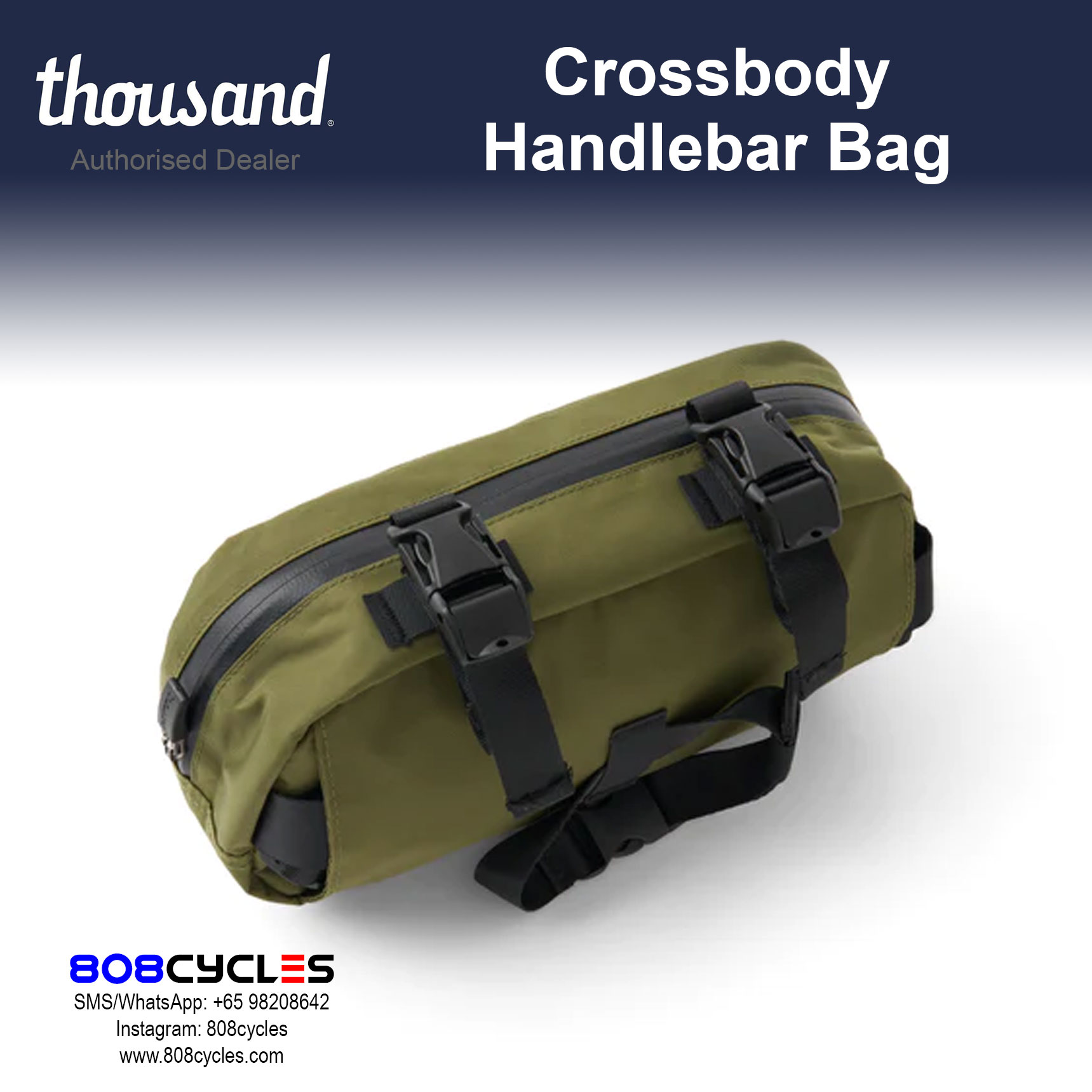 Thousand Crossover Handlebar Bag - Image 12