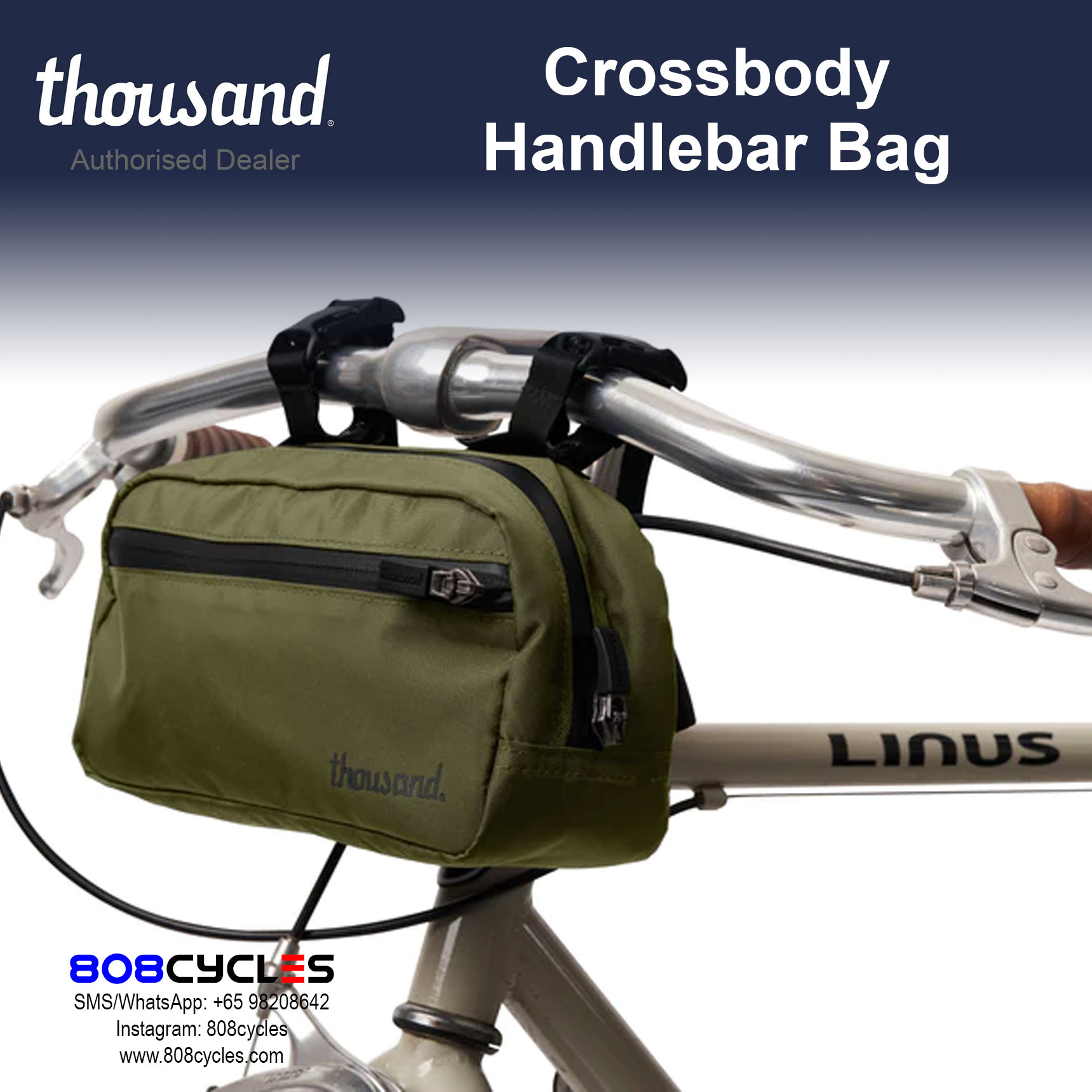 Thousand Crossover Handlebar Bag - Image 15