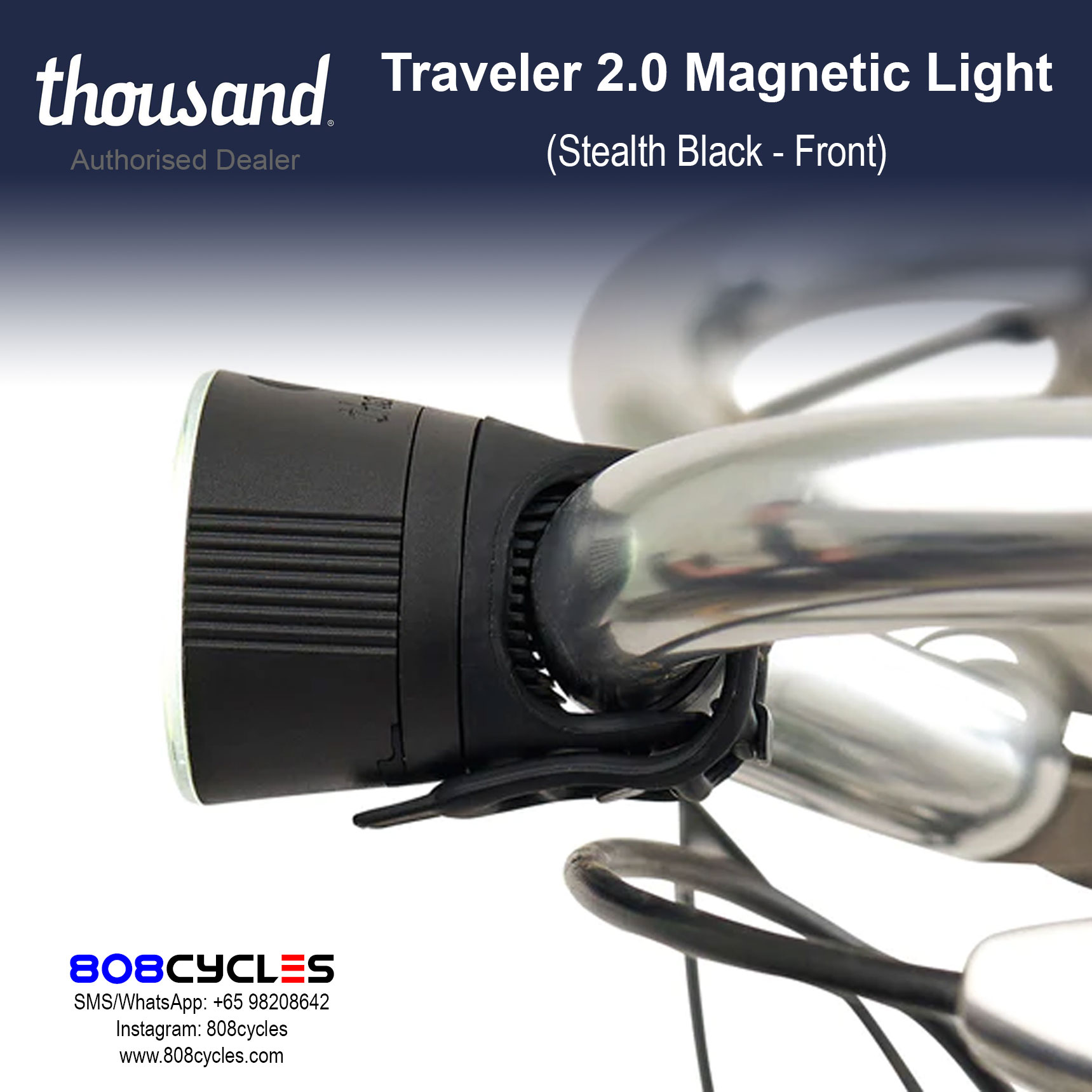 Thousand Traveler 2.0 Magnetic Light - Stealth Black - Image 3