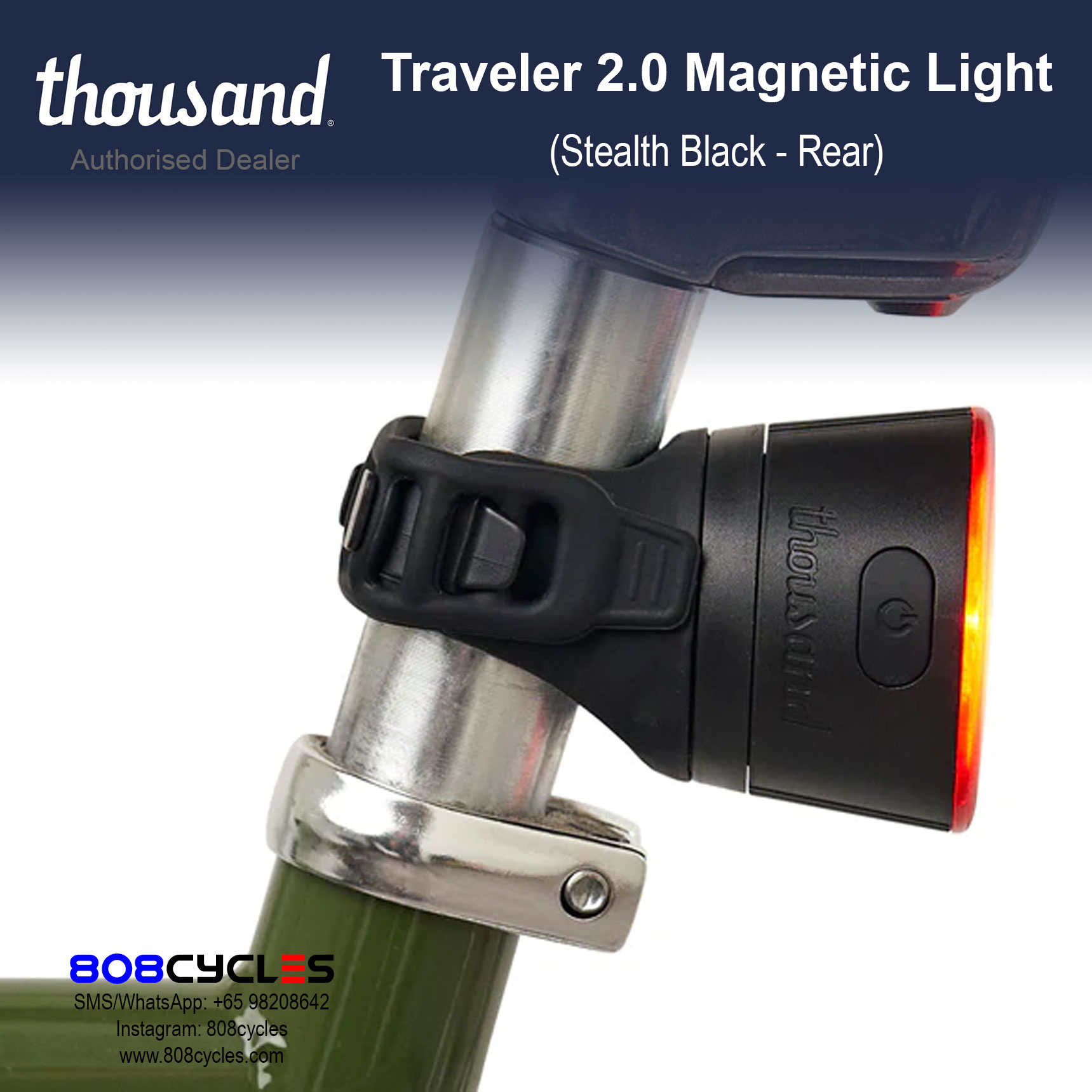 Thousand Traveler 2.0 Magnetic Light - Stealth Black - Image 7