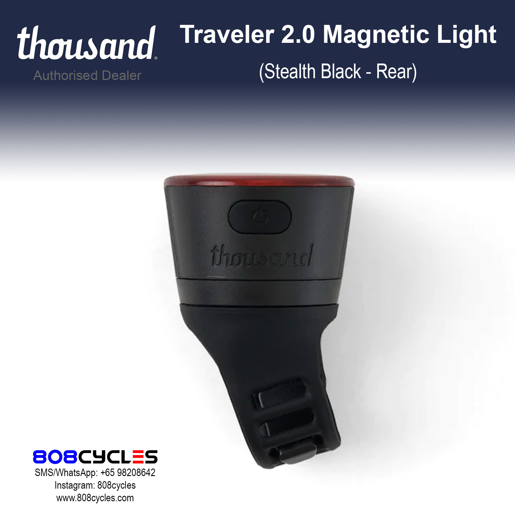 Thousand Traveler 2.0 Magnetic Light - Stealth Black - Image 10