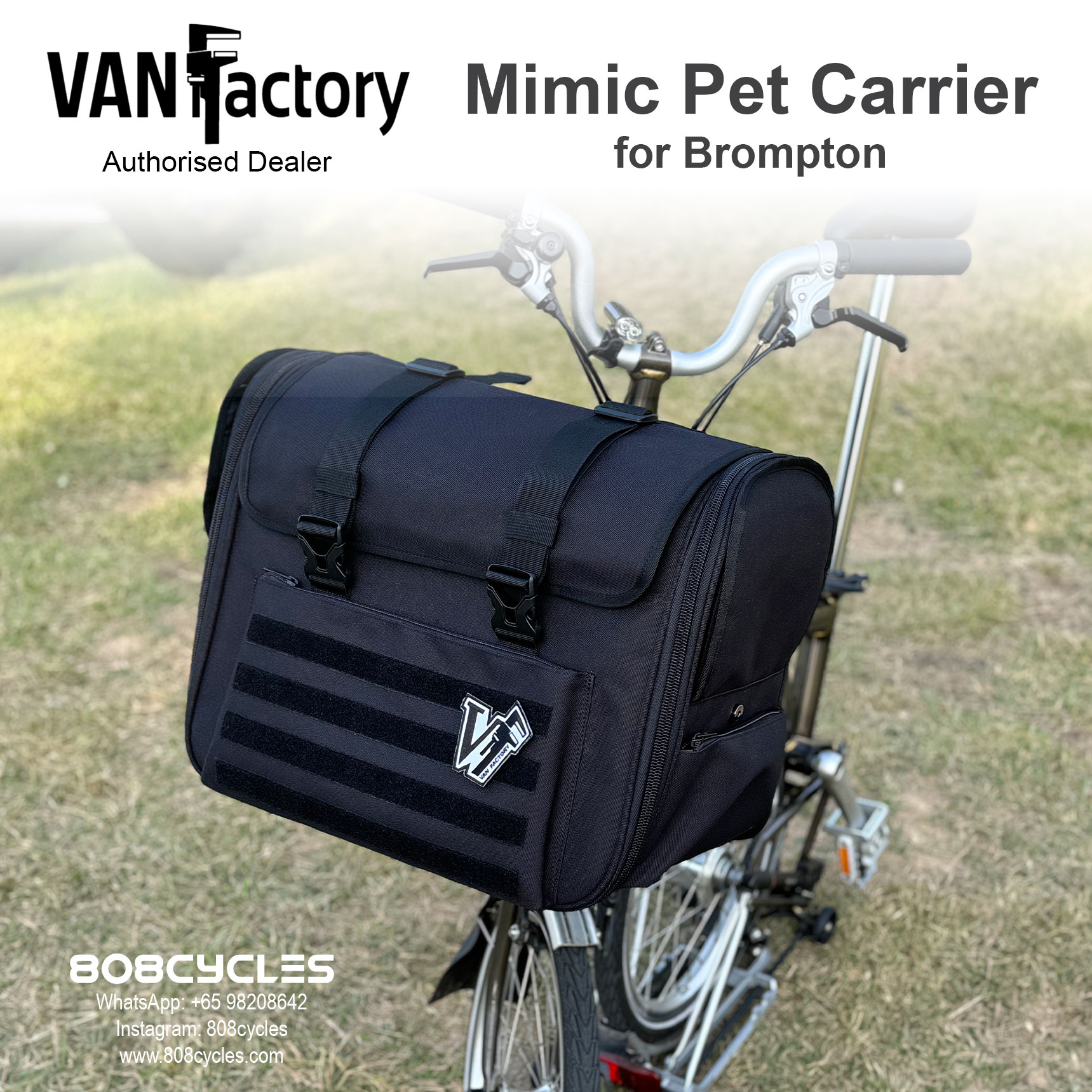 VanFactory Mimic Pet Carrier - Black - Image 2