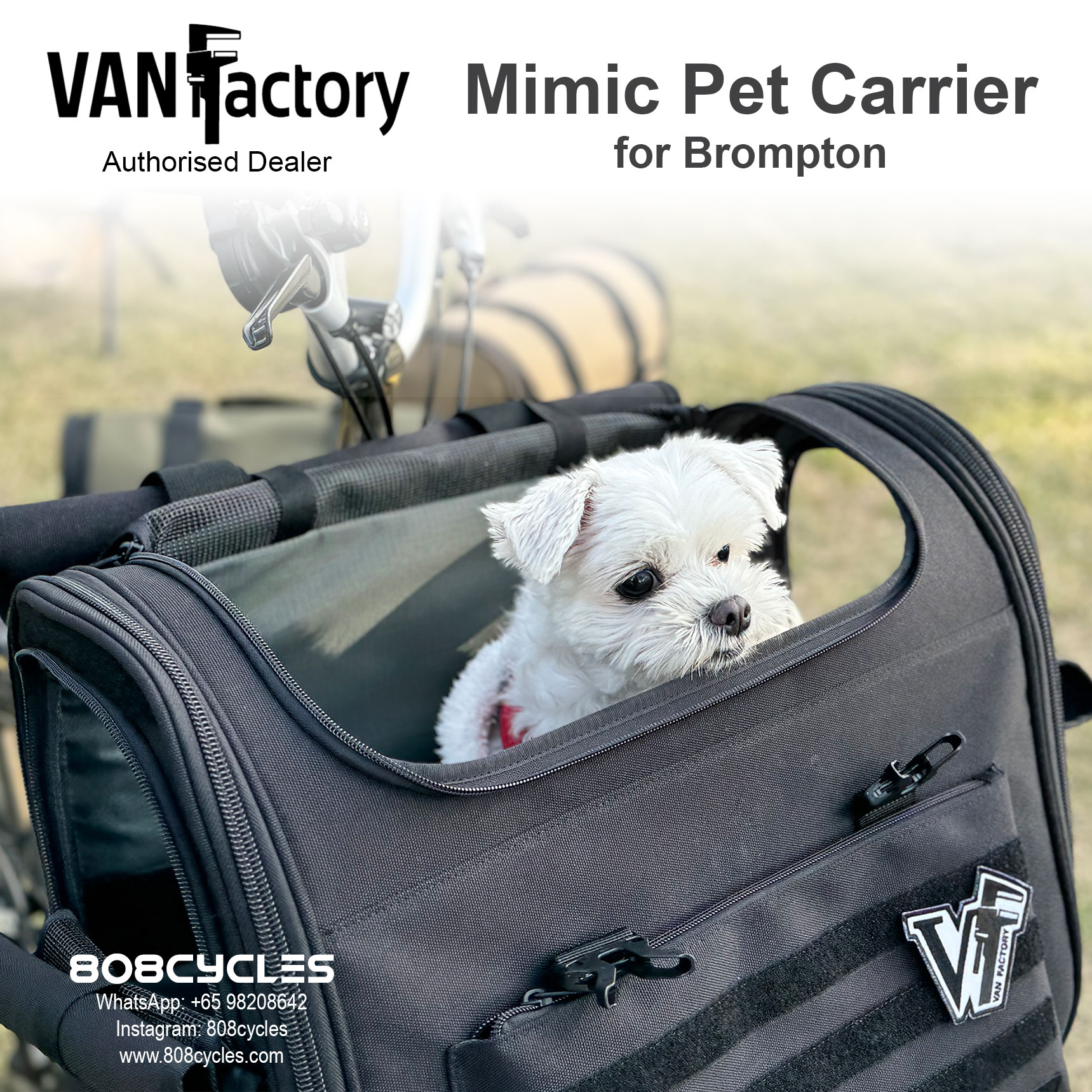 VanFactory Mimic Pet Carrier - Black - Image 3