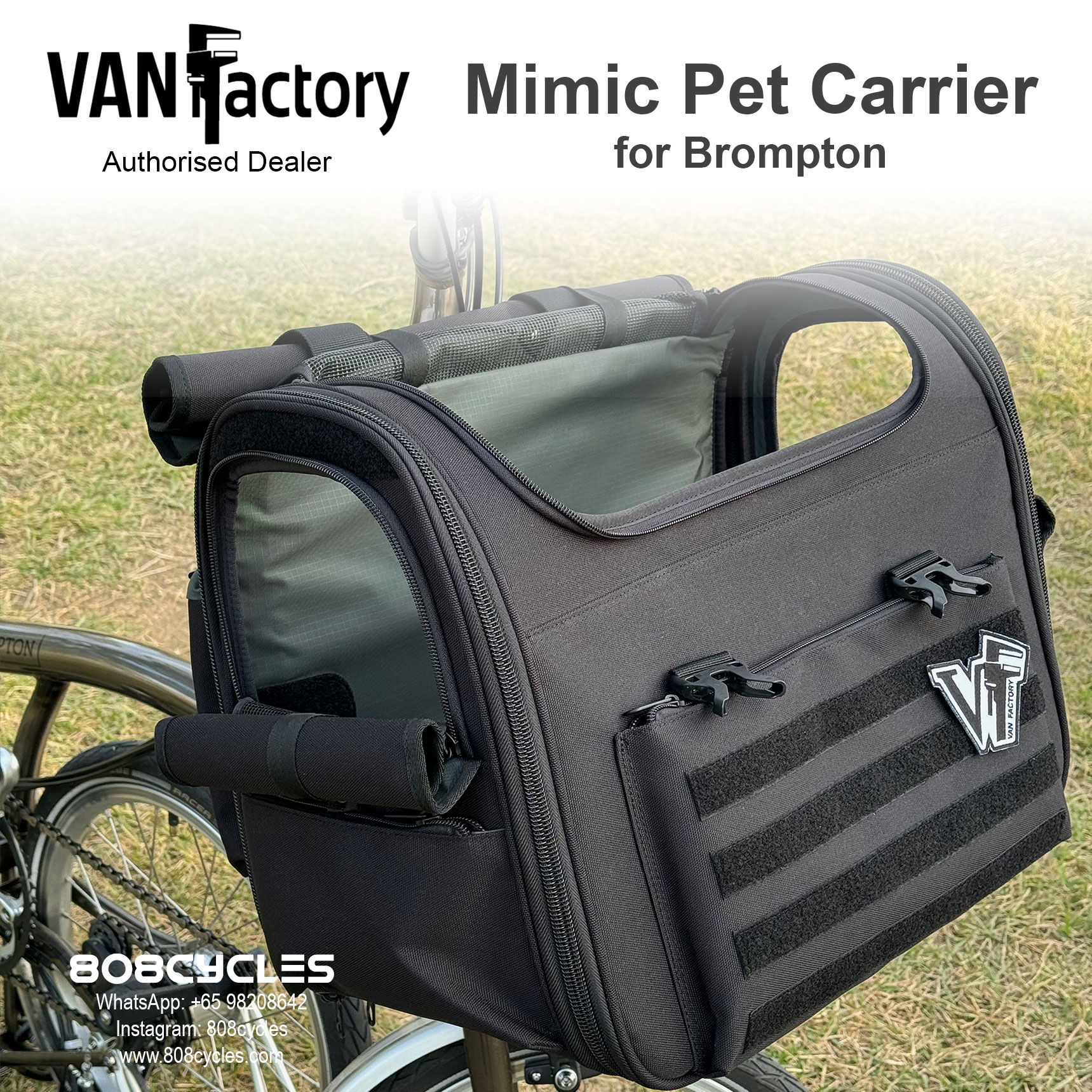VanFactory Mimic Pet Carrier - Black - Image 4