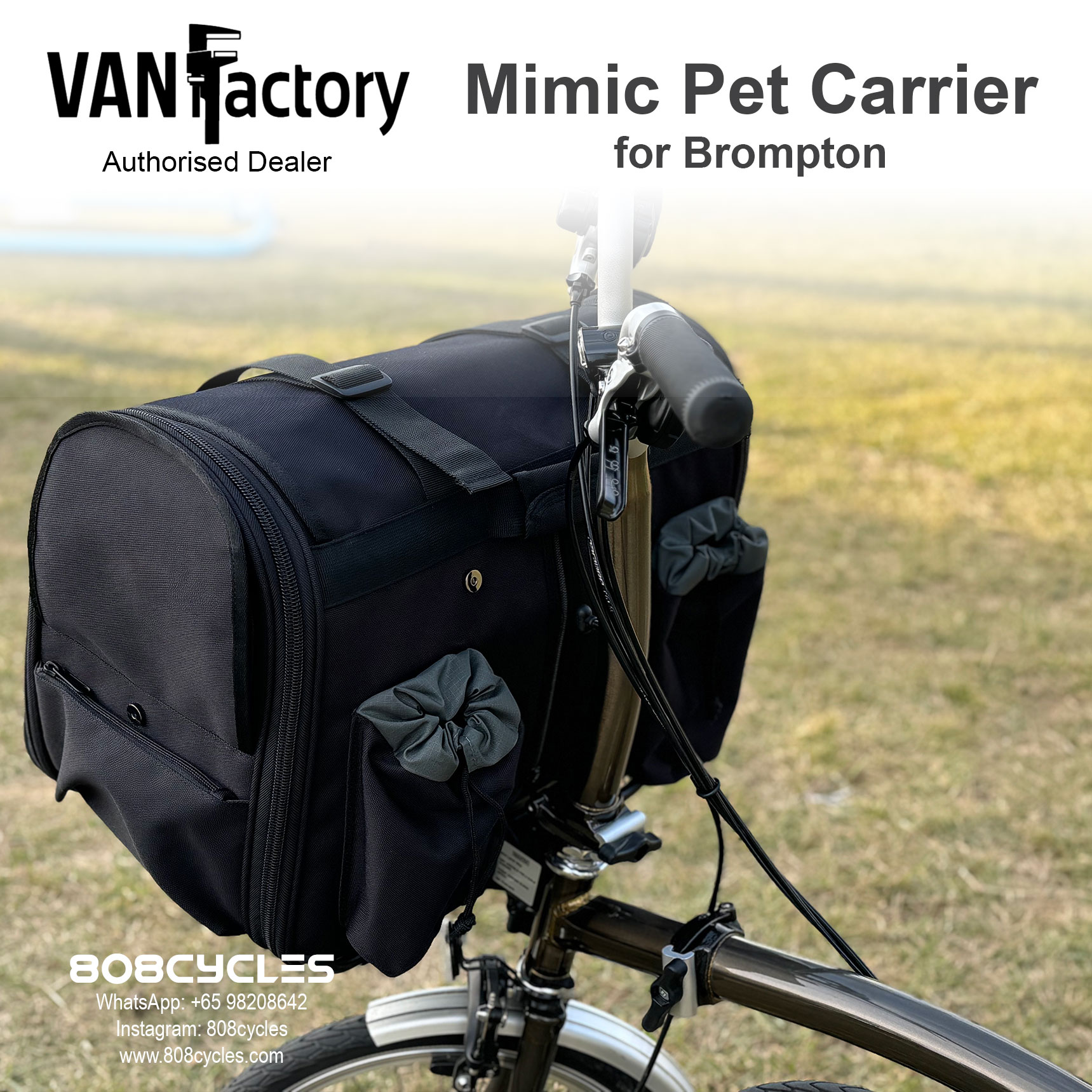 VanFactory Mimic Pet Carrier - Black - Image 5