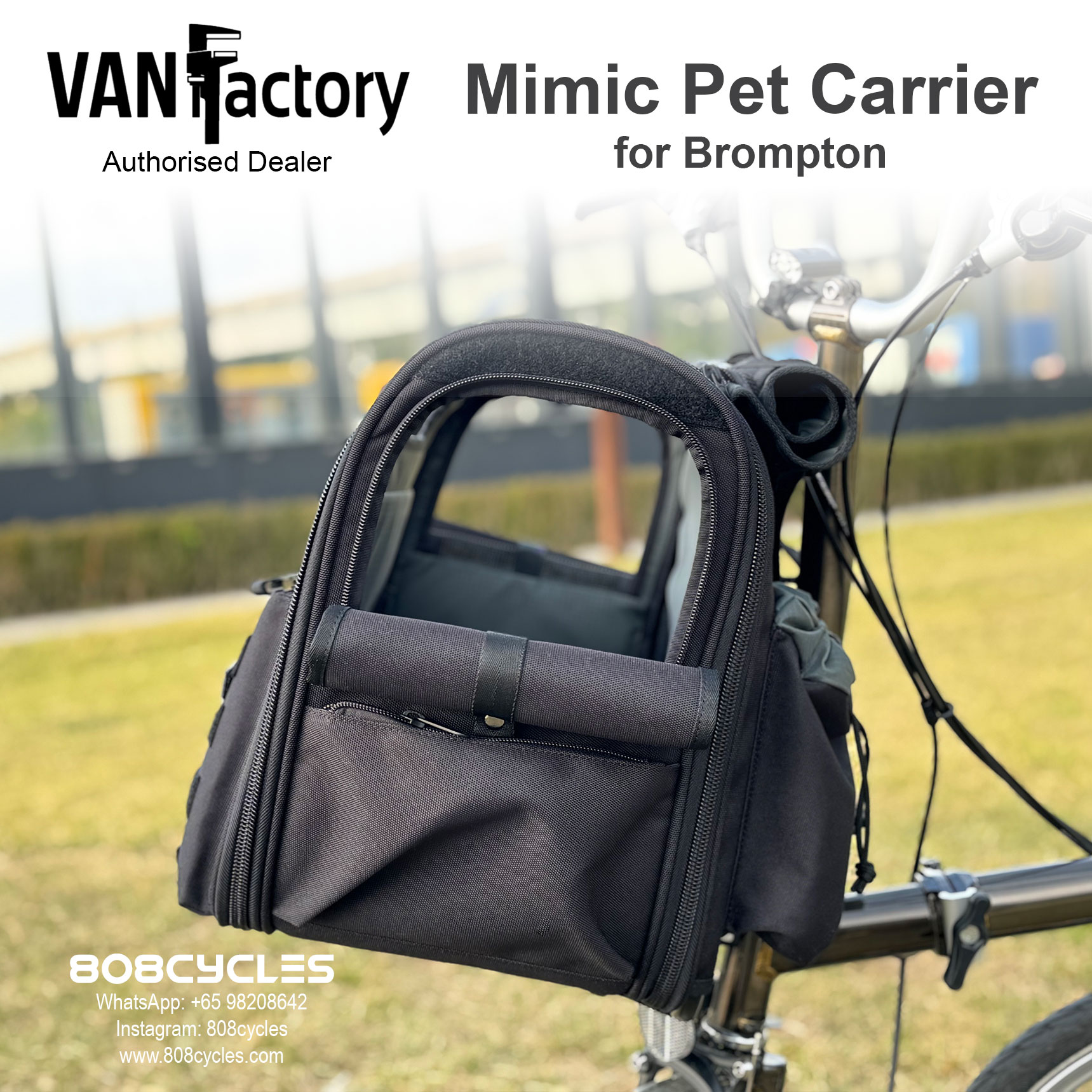 VanFactory Mimic Pet Carrier - Black - Image 6