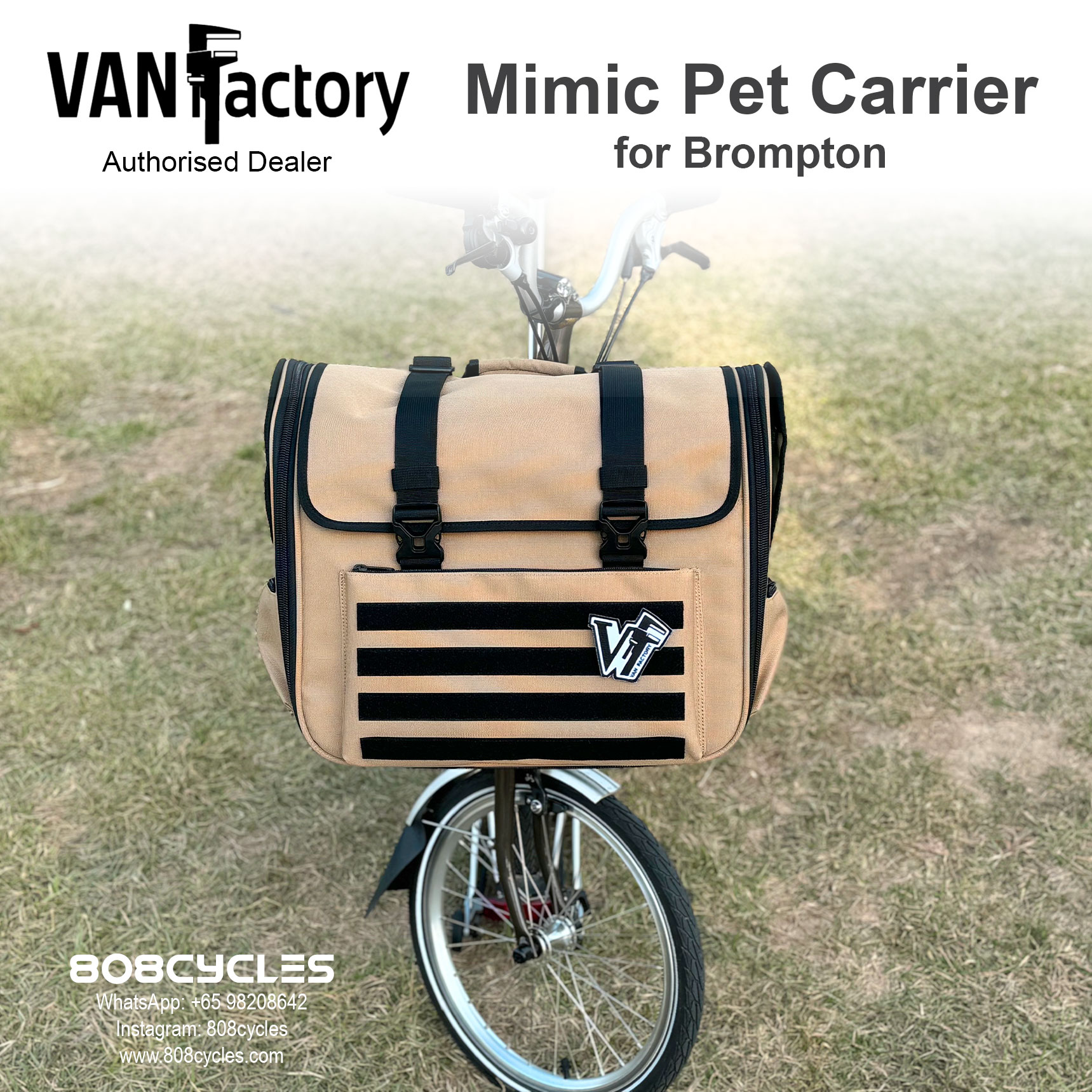 VanFactory Mimic Pet Carrier - Camel - Image 6