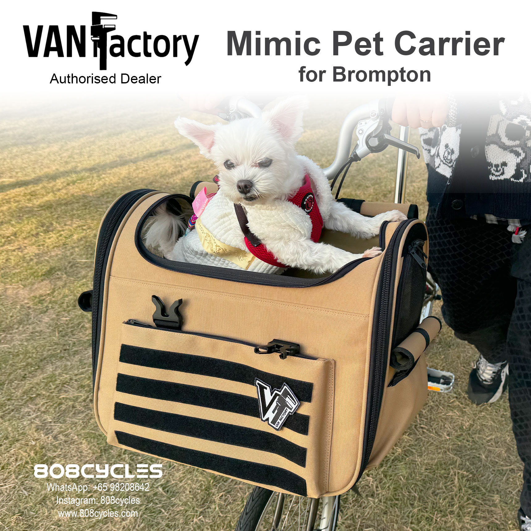 VanFactory Mimic Pet Carrier - Camel - Image 7