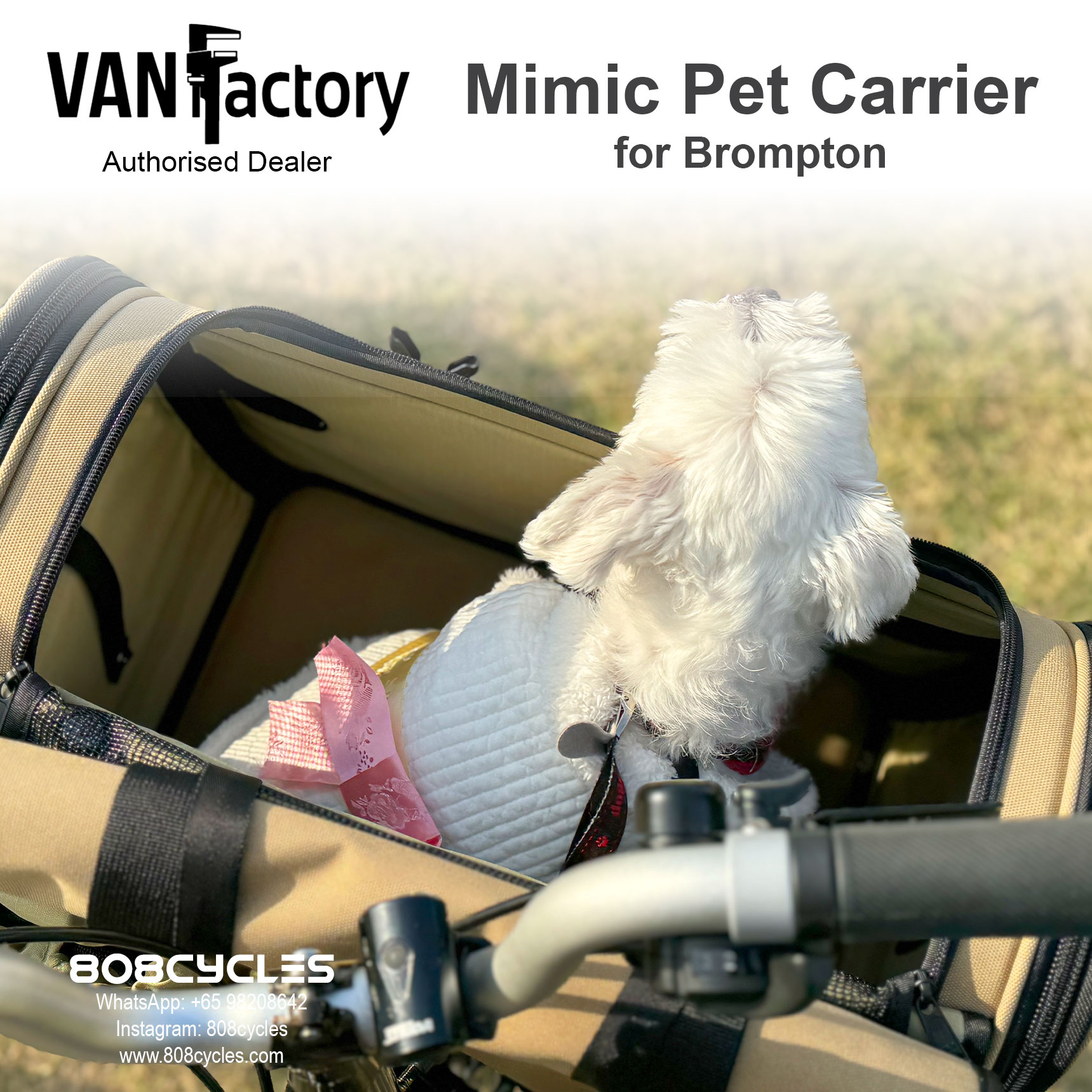 VanFactory Mimic Pet Carrier - Camel - Image 9