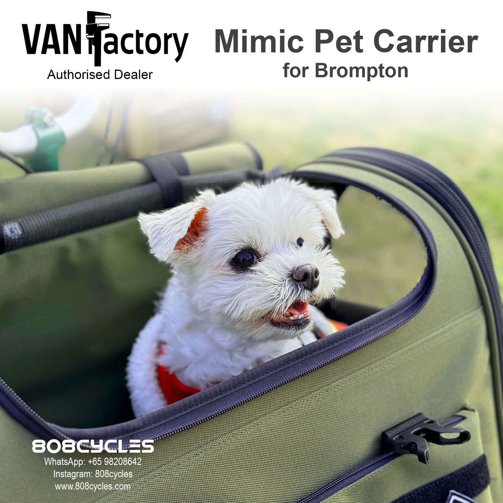 VanFactory Mimic Pet Carrier - Deep Green - Image 2