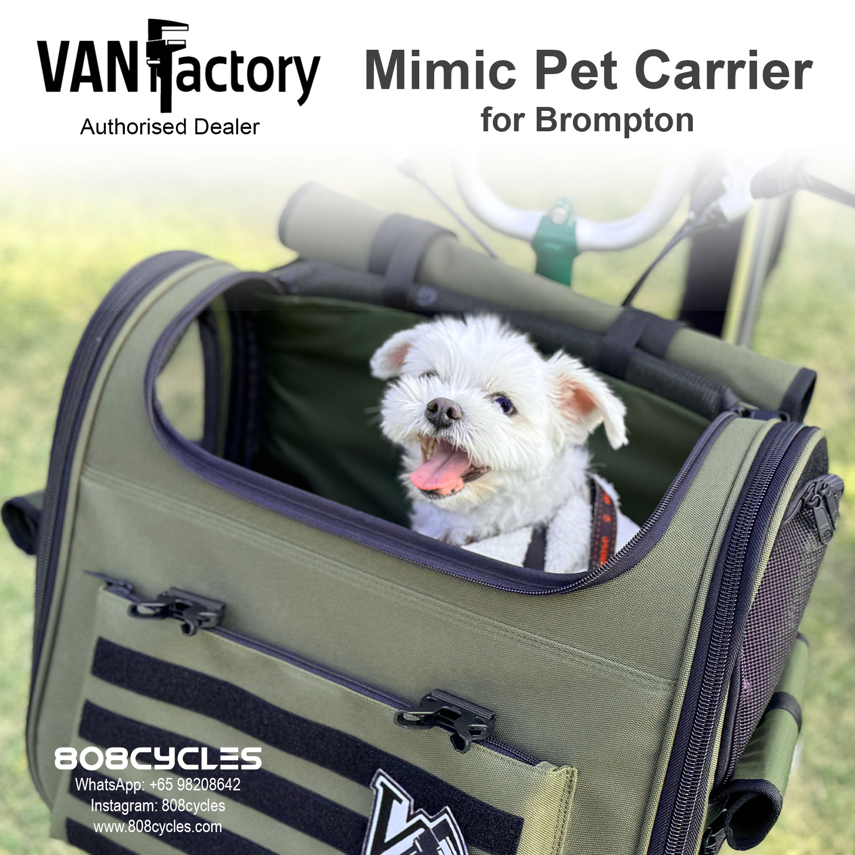 VanFactory Mimic Pet Carrier - Deep Green - Image 3