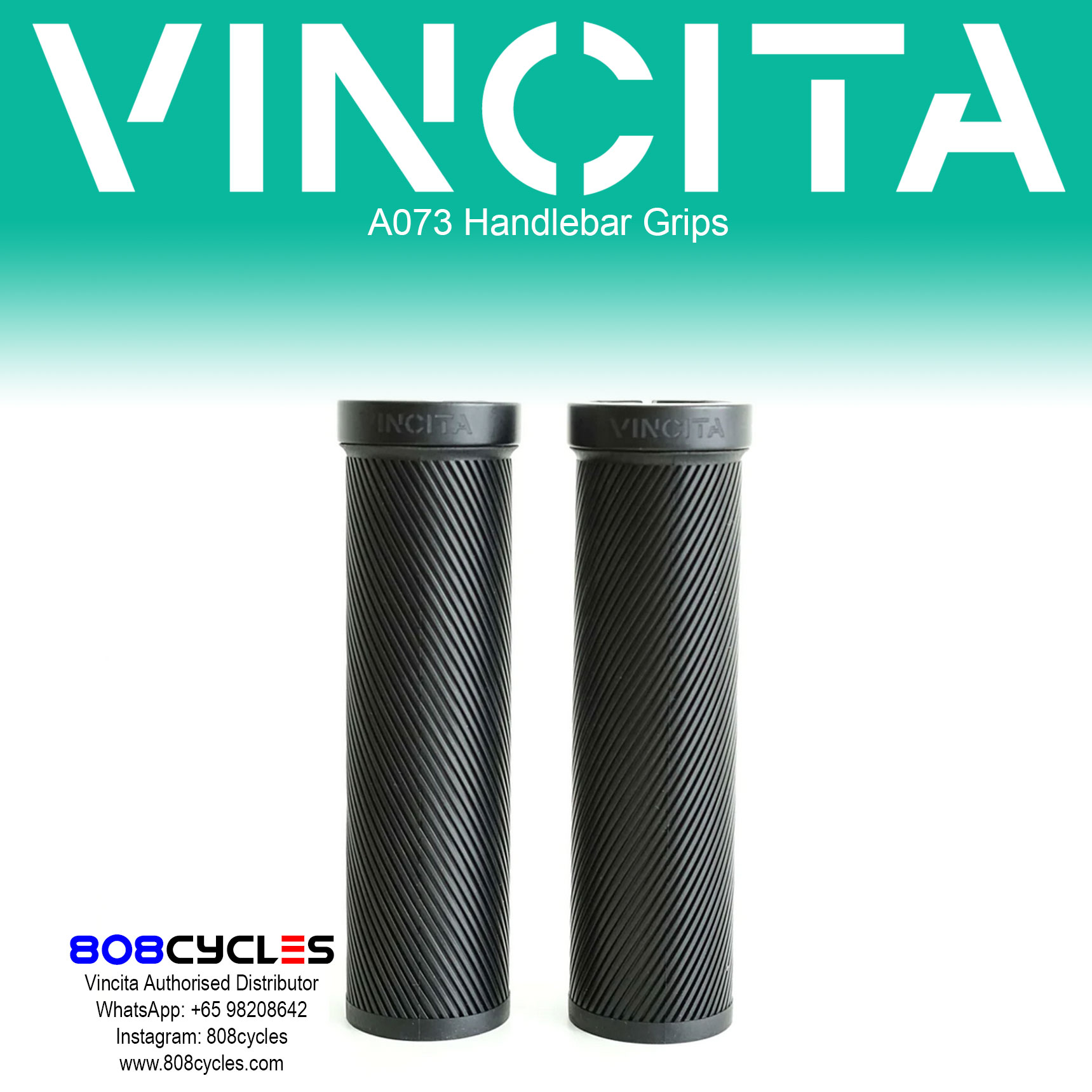 Vincita Handlebar Grips A073-115mm