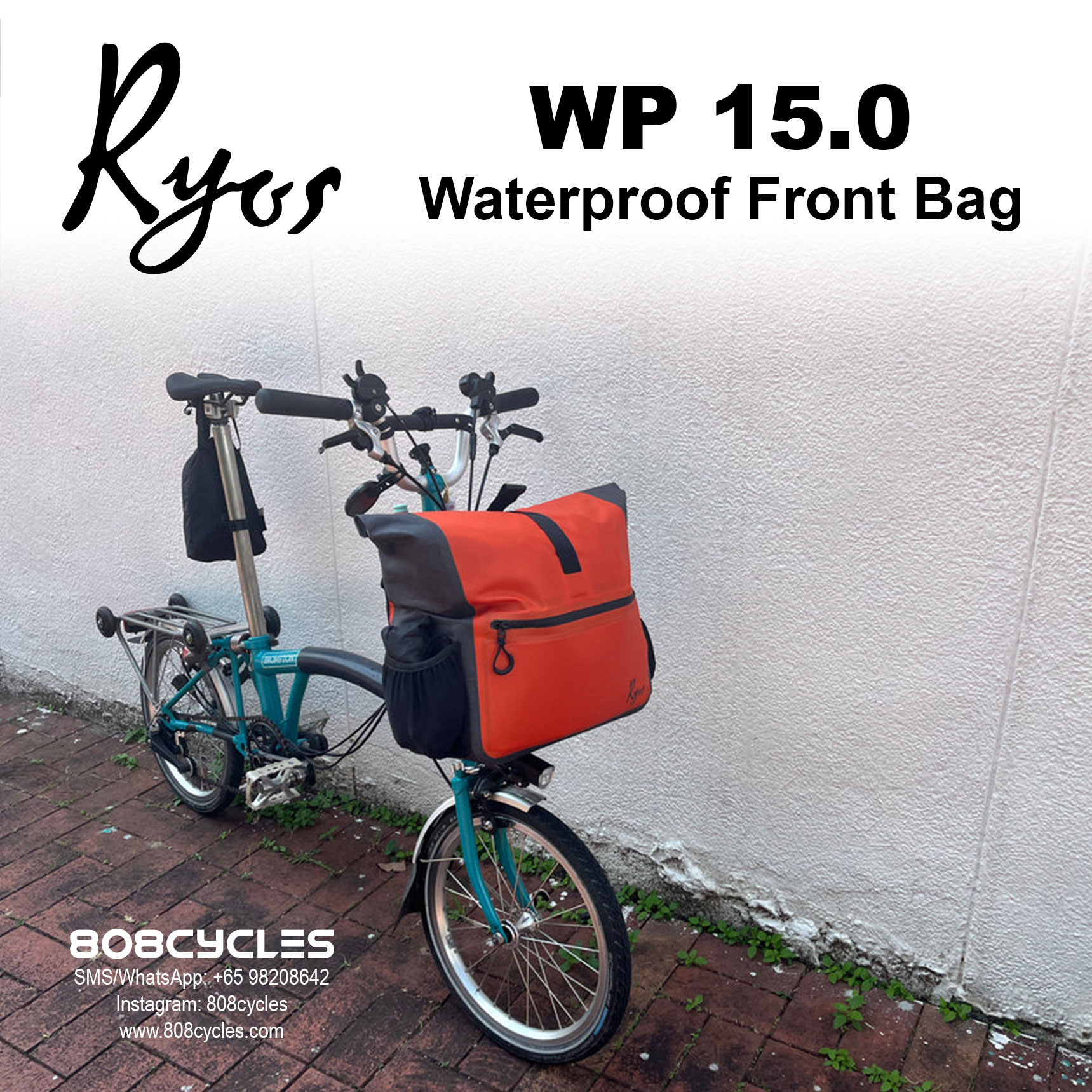 Ryos WP 15.0 Front Messenger Bag (Pureed Pumpkin) - Image 2