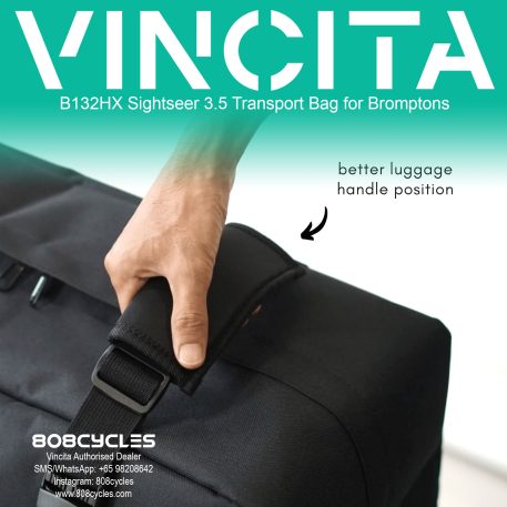 Vincita B132HX Sightseer 3.5 Transport Bag for Brompton – 808 Cycles
