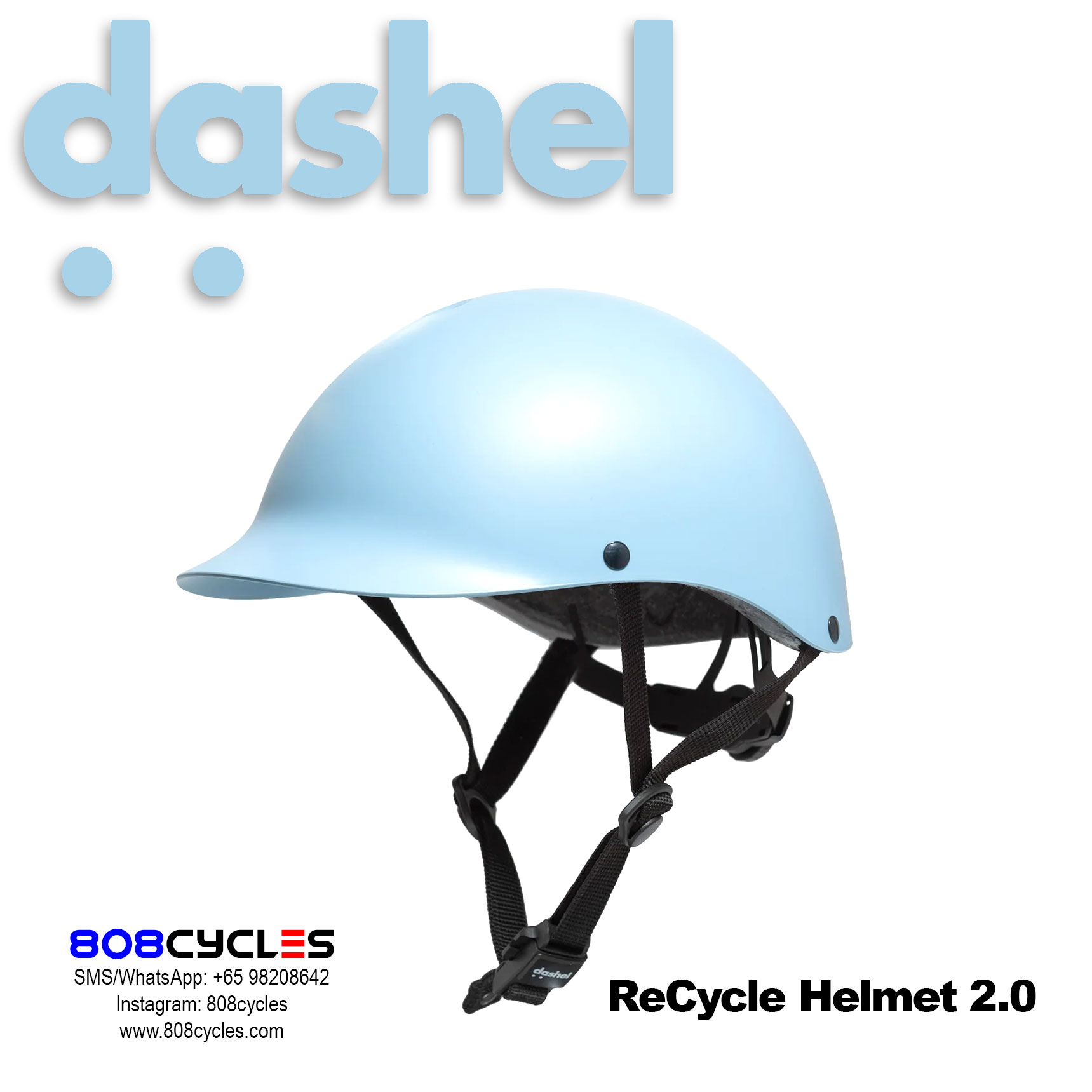 Dashel ReCycle Helmet 2.0 - Sky Blue