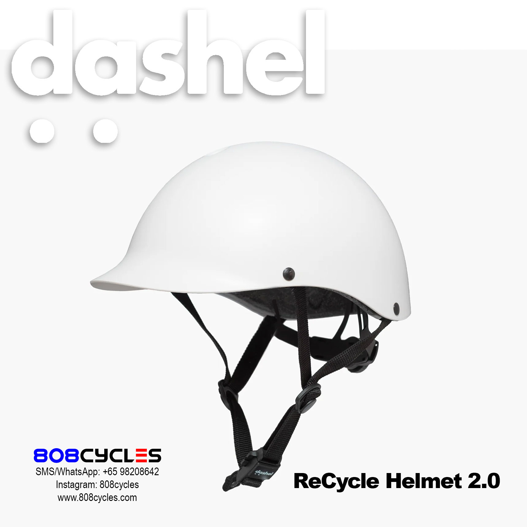 Dashel ReCycle Helmet 2.0 - White