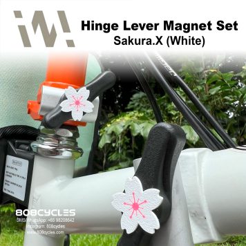 WhamDesign Hinge Lever Magnet Set - Sakura.X (White)
