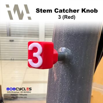 WhamDesign Stem Catcher Knob - Red 3