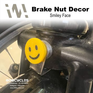 WhamDesign Brake Nut Decor - Smiley Face