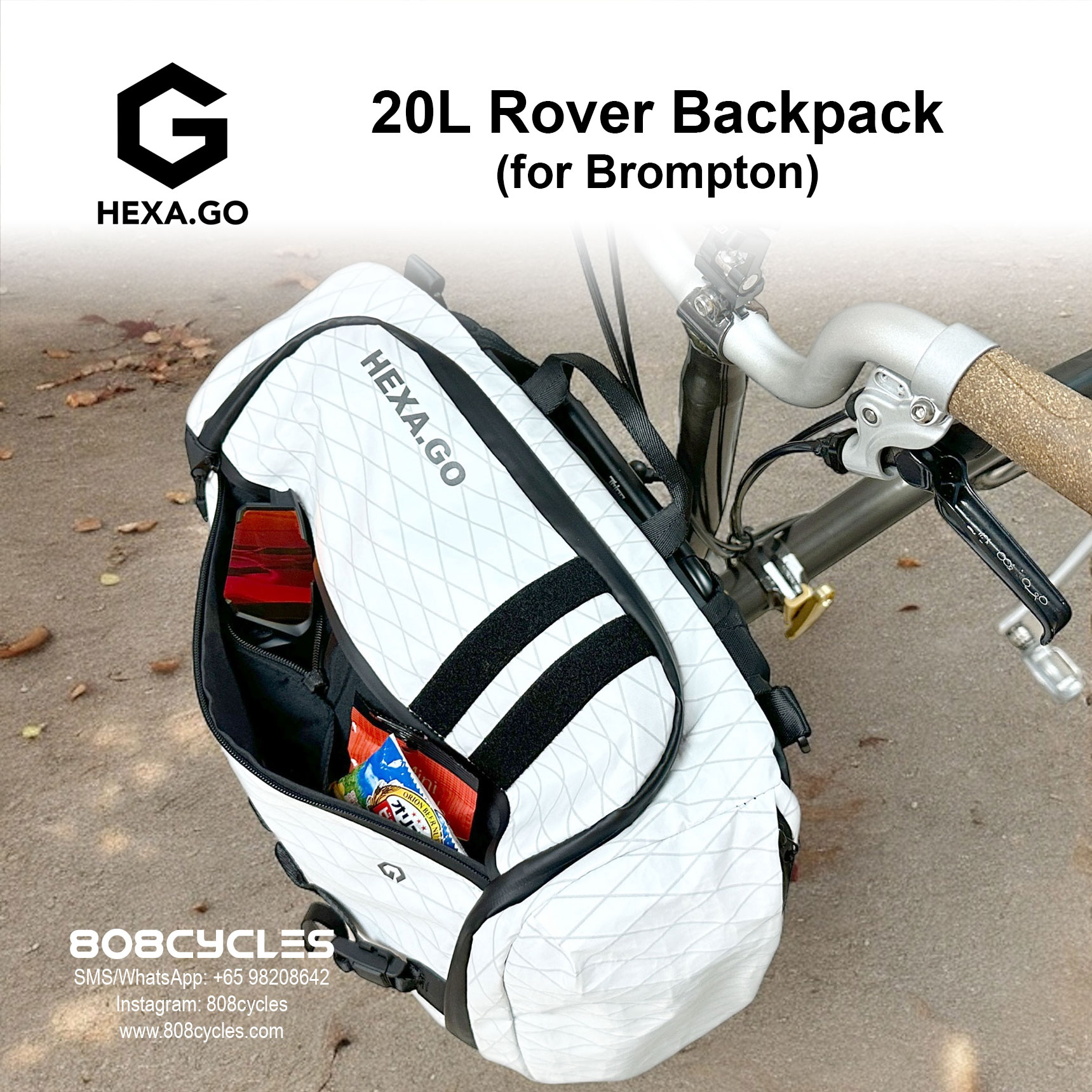 Hexa.Go 20L Rover Backpack for Brompton - Image 11