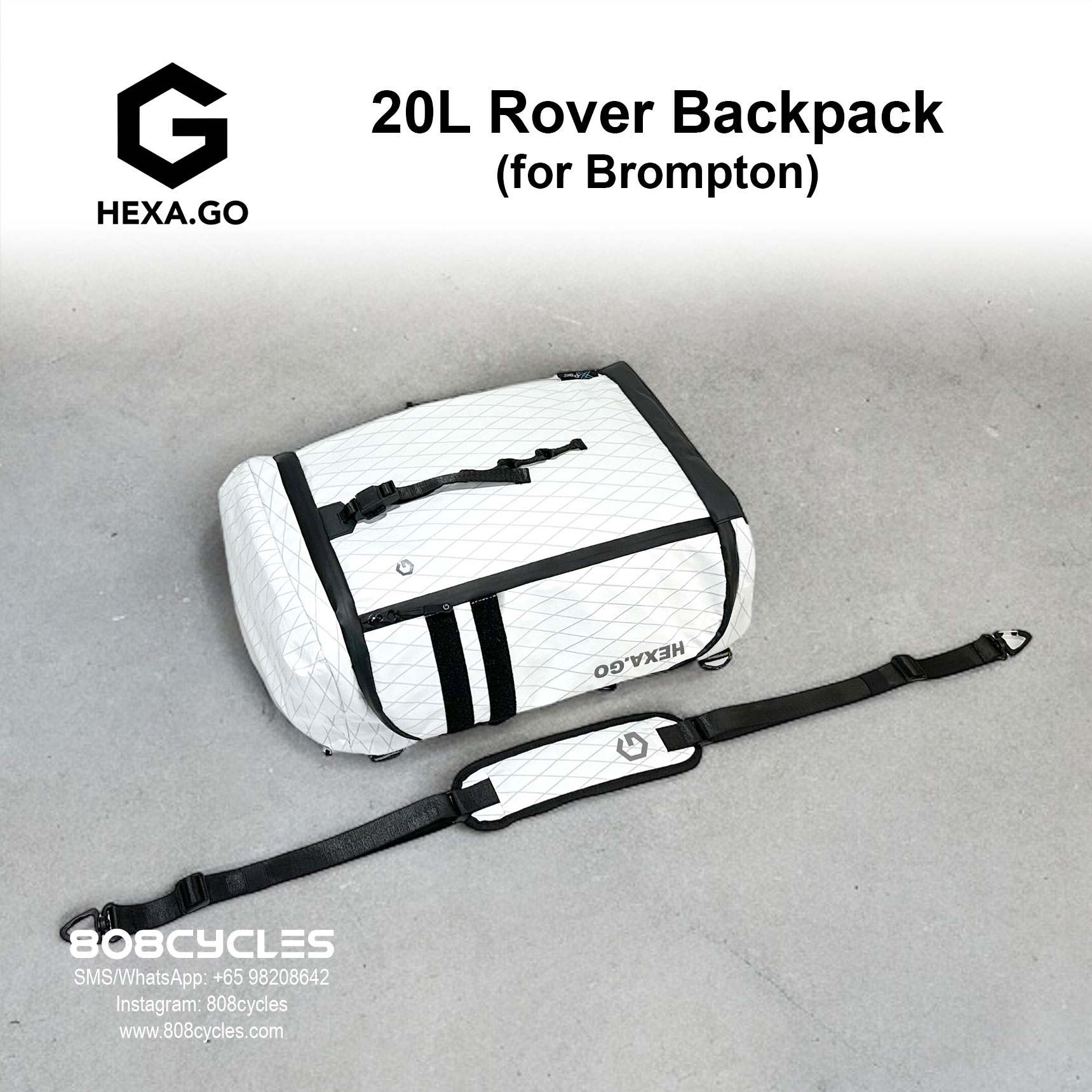 Hexa.Go 20L Rover Backpack for Brompton - Image 13